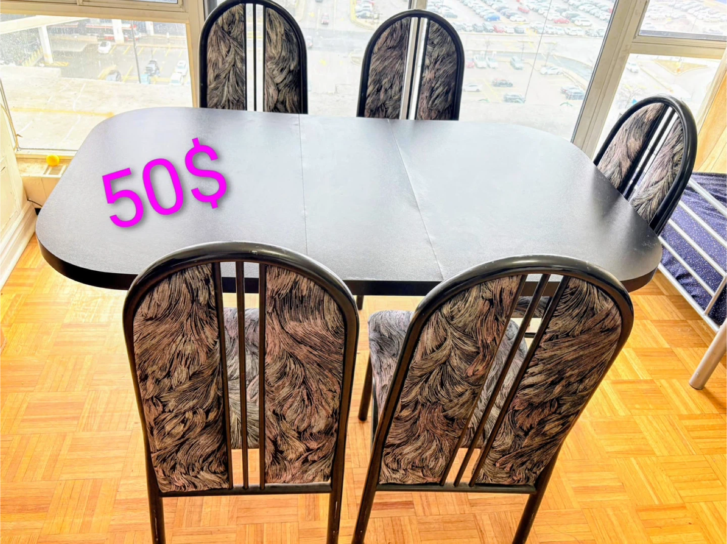 Dining Table with 5 Chairs or only chairs available
