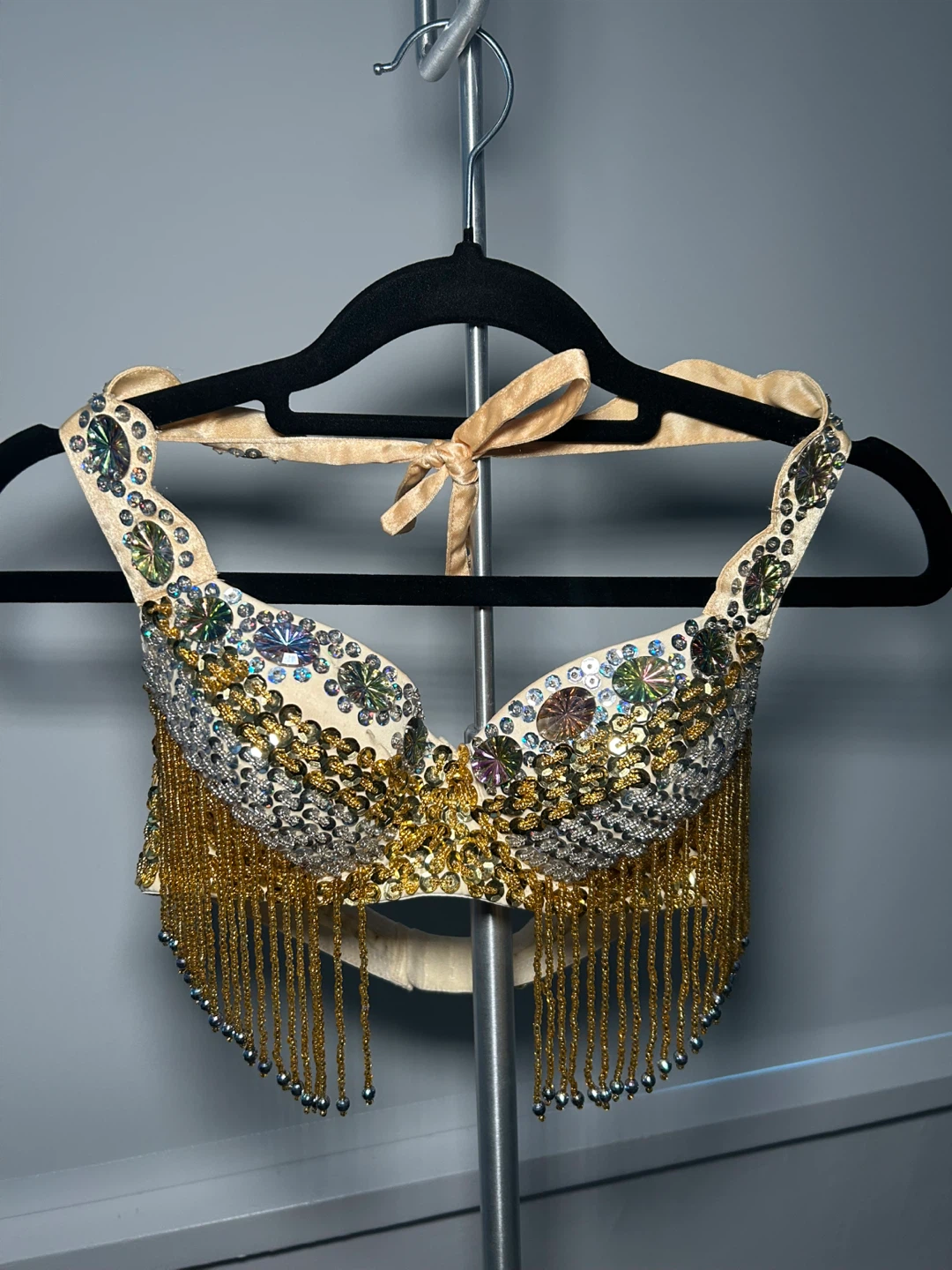 Two Beaded Sequin Bras