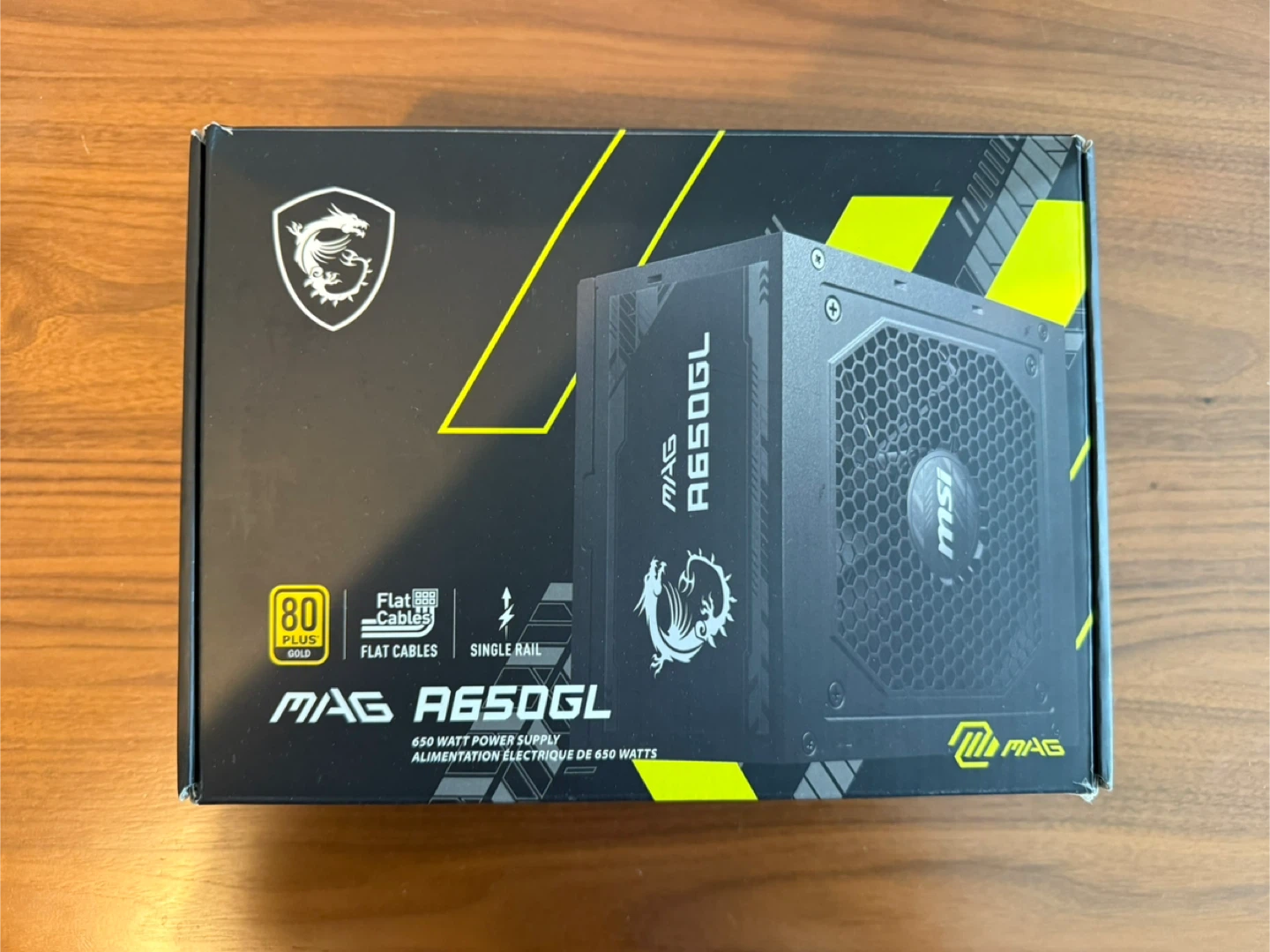 MSI MAG A650GL 650 Watt 80 Plus Gold Power Supply