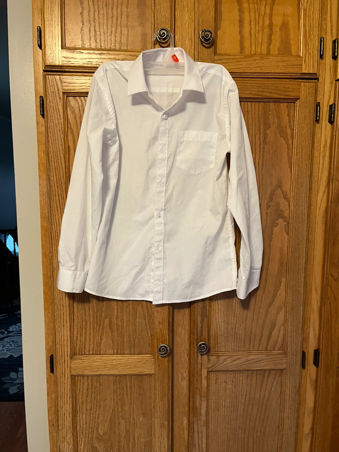 White Long Sleeve Dress Shirt - size 12 12 years old - photo 3
