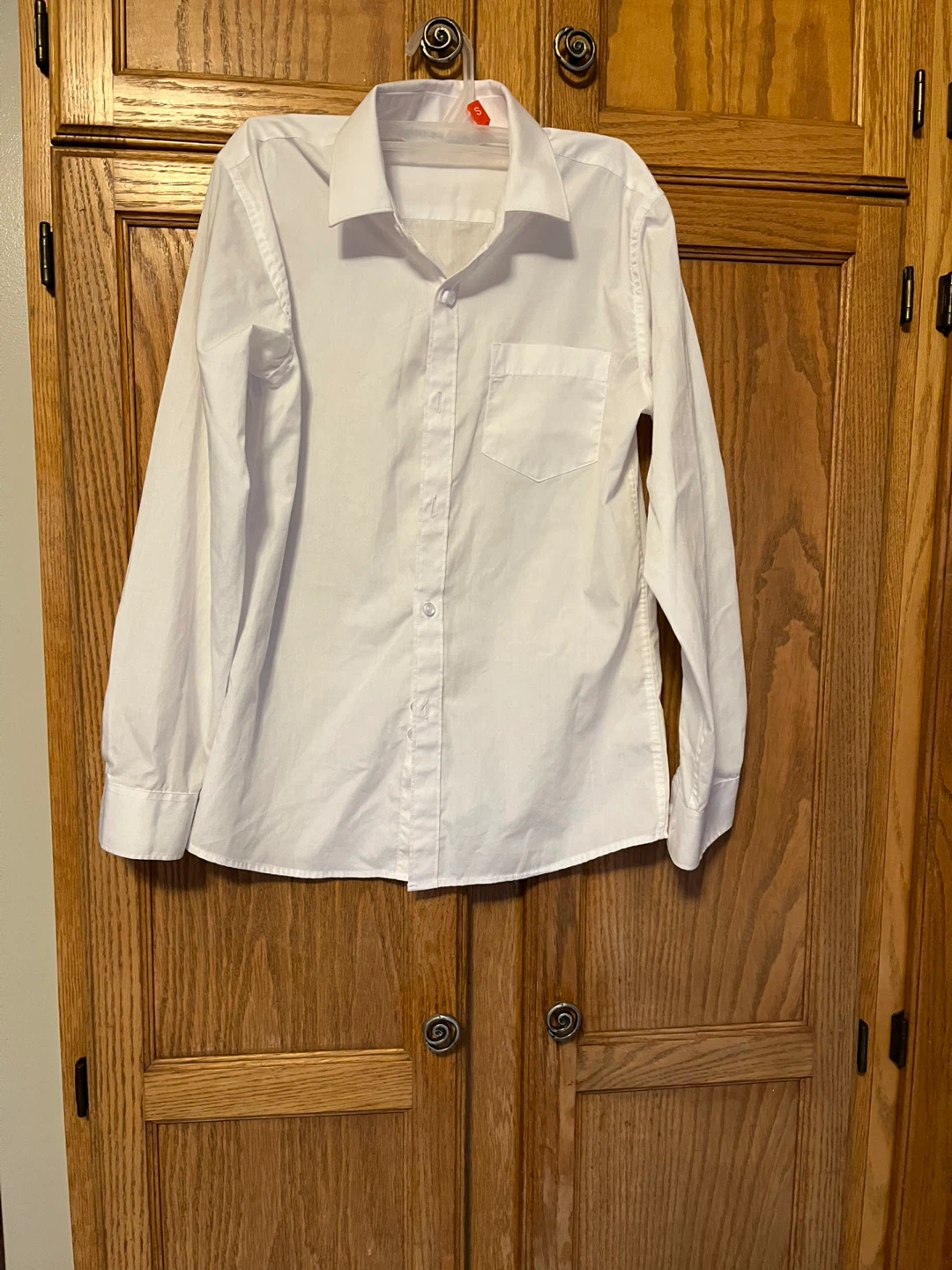 White Long Sleeve Dress Shirt - size 12 12 years old - photo 2