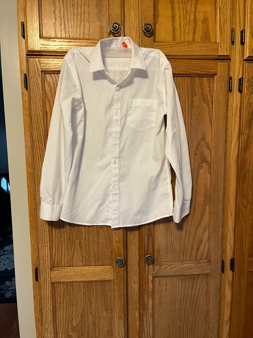 White Long Sleeve Dress Shirt - size 12 12 years old