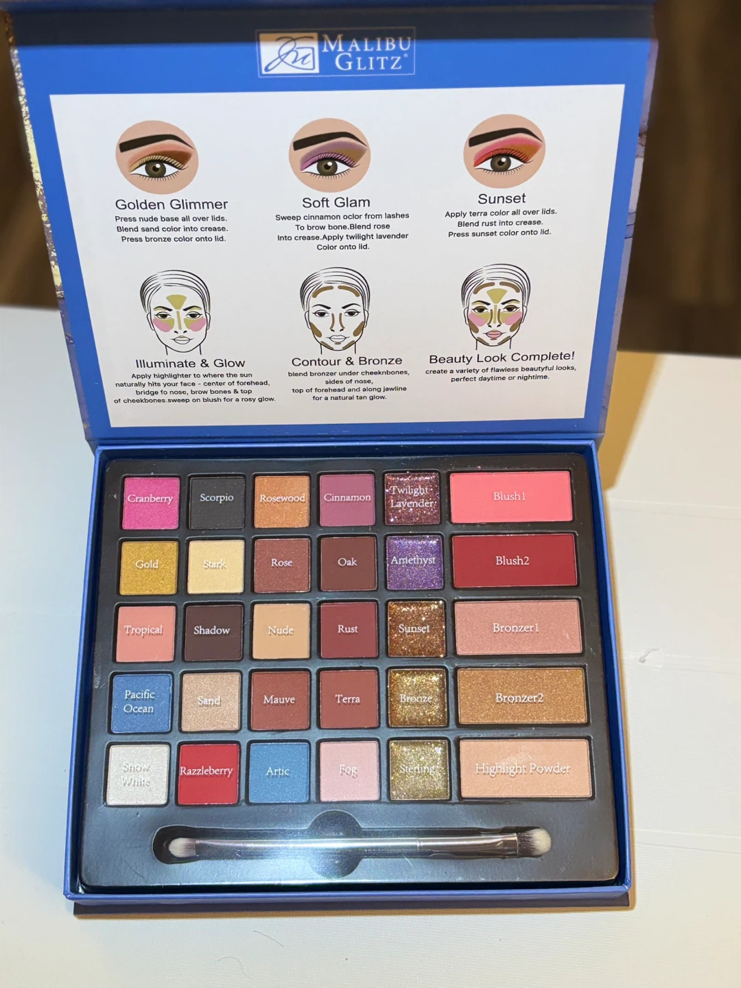 Malibu Glitz Eyeshadow & Blush Palette