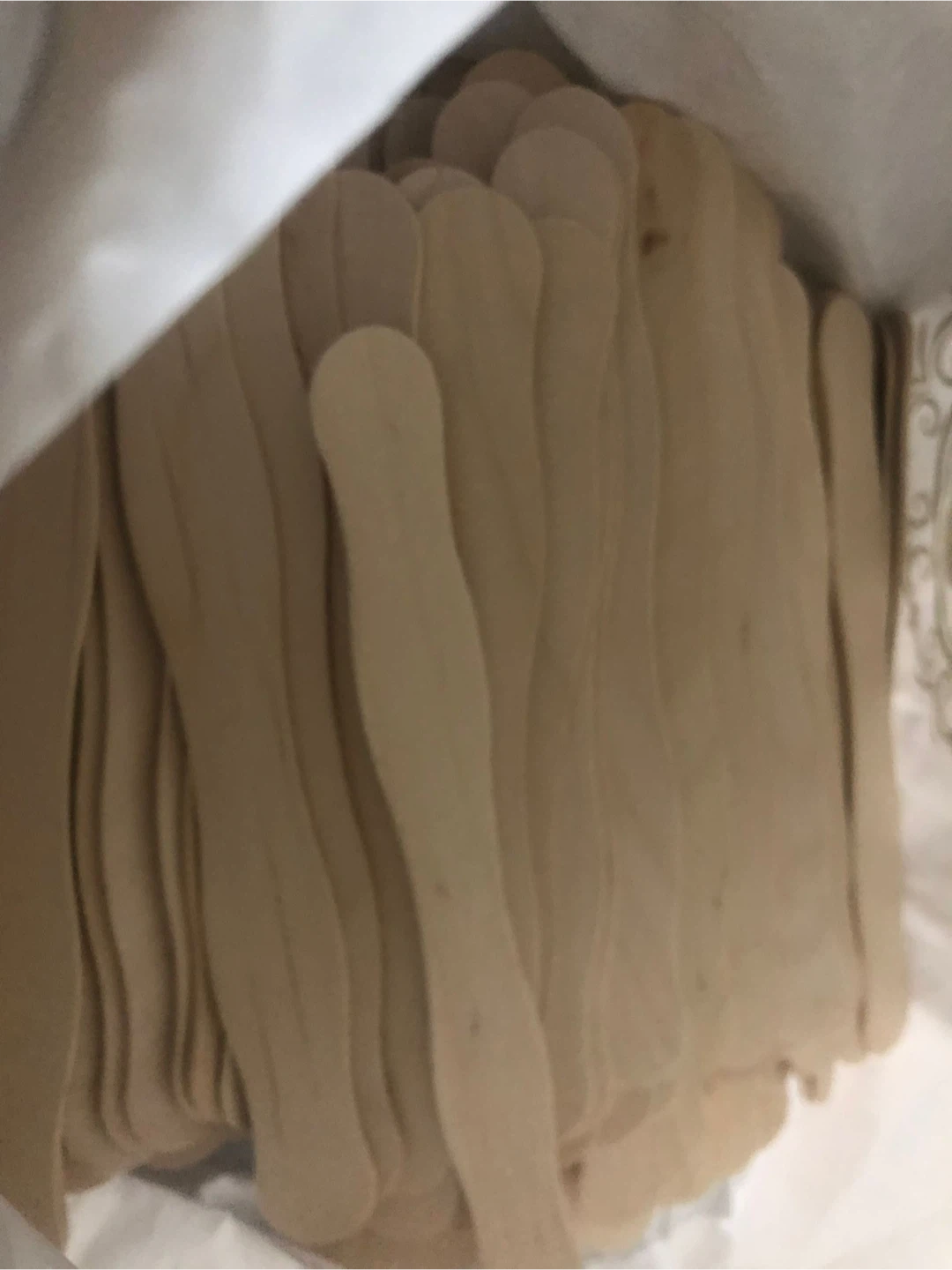 New Large Size wavy Wooden Craft Sticks / Popsicle Sticks - photo 5