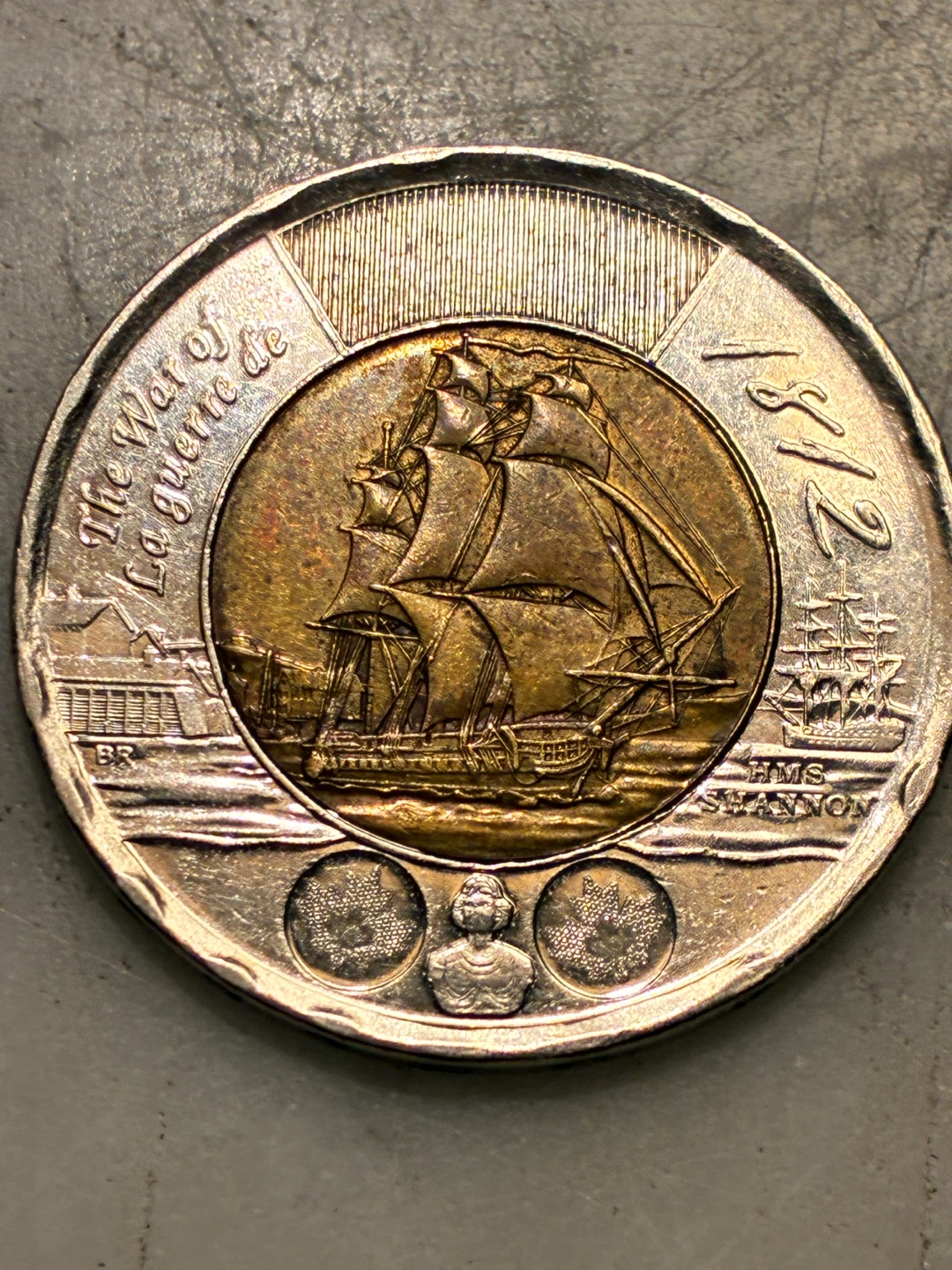 $4  Canada 2012 two dollar $2 War of 1812 toonie money coin