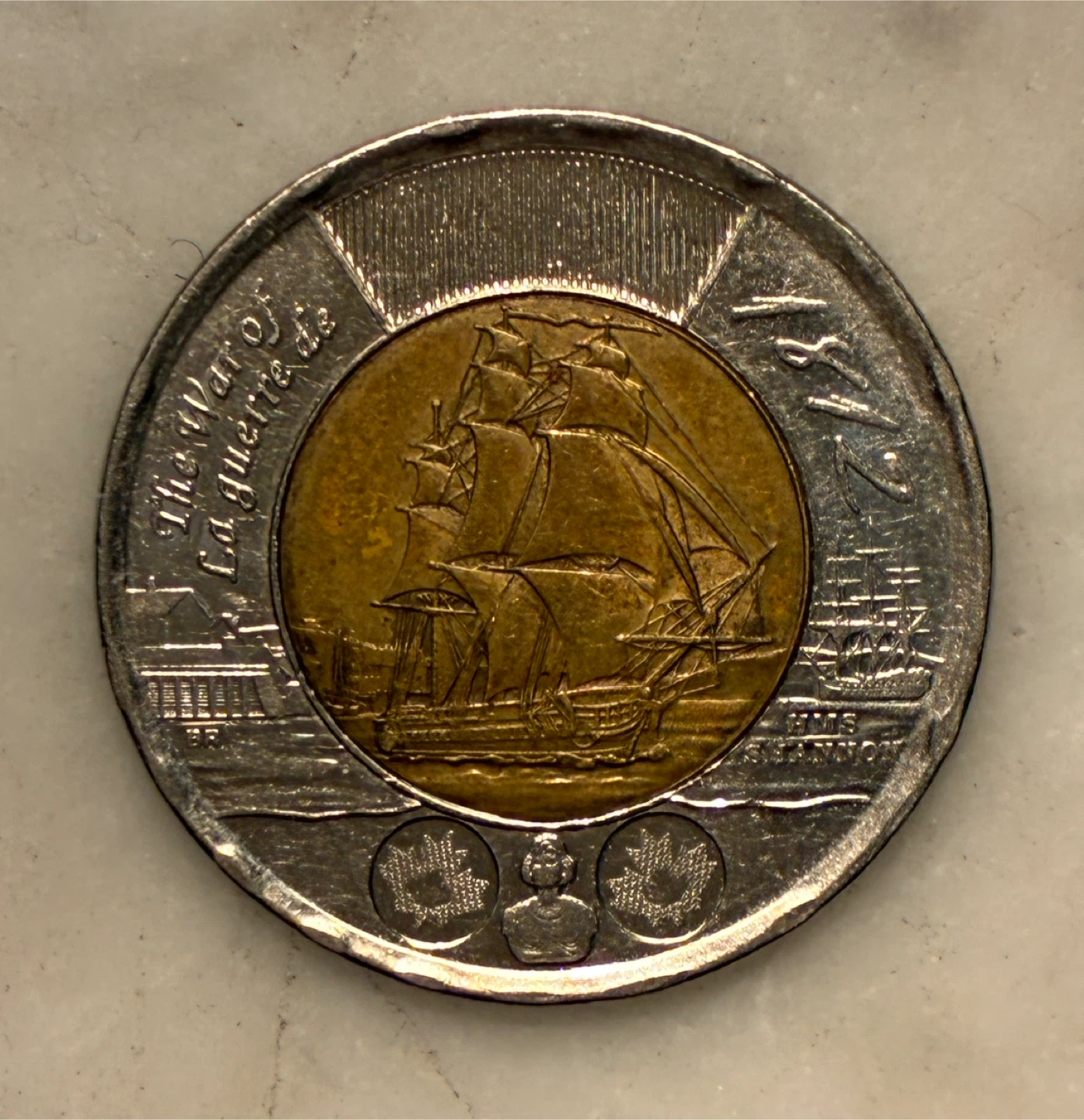 $4  Canada 2012 two dollar $2 War of 1812 toonie money coin - photo 3