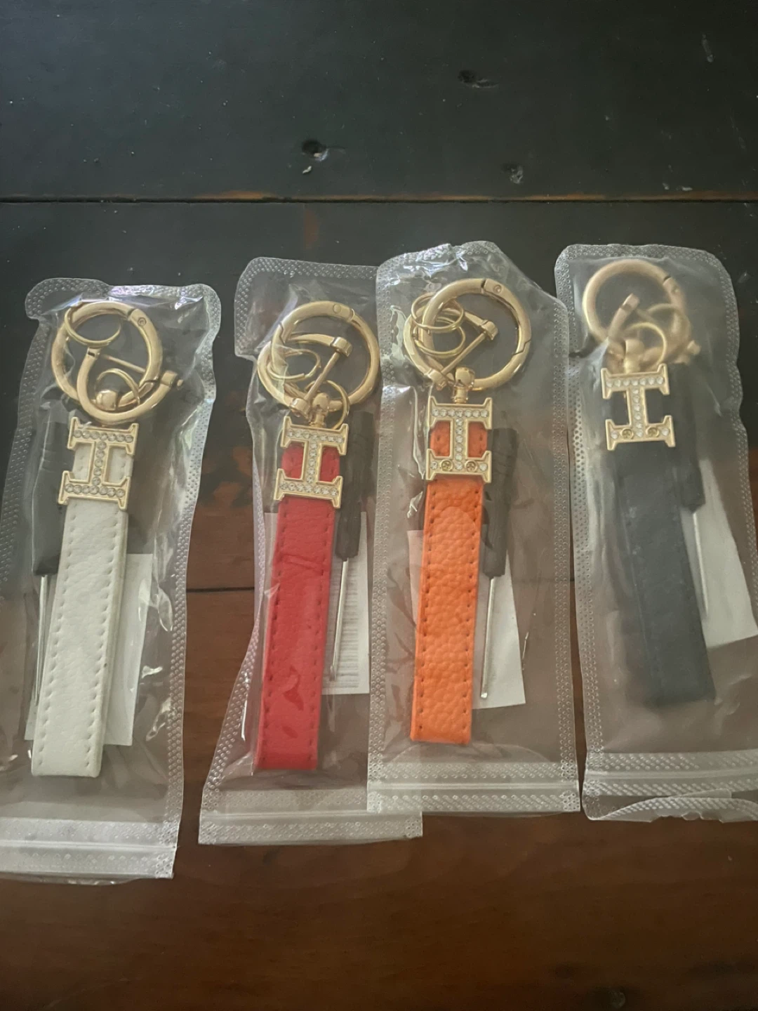 Designer Inspired "H" Logo Keychain