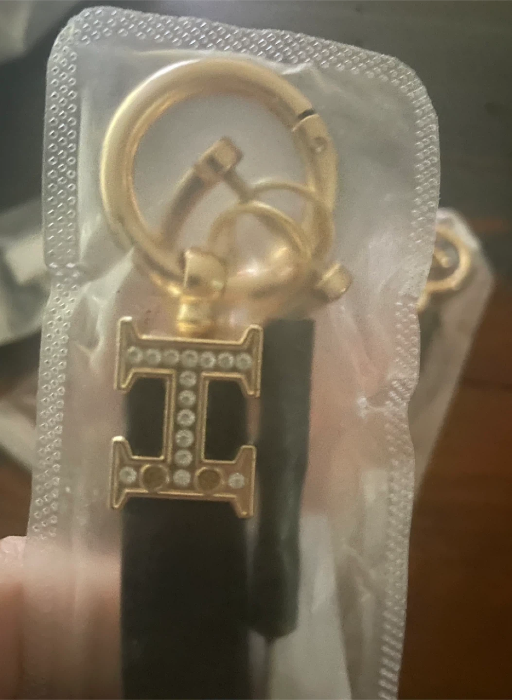 Designer Inspired "H" Logo Keychain - photo 5