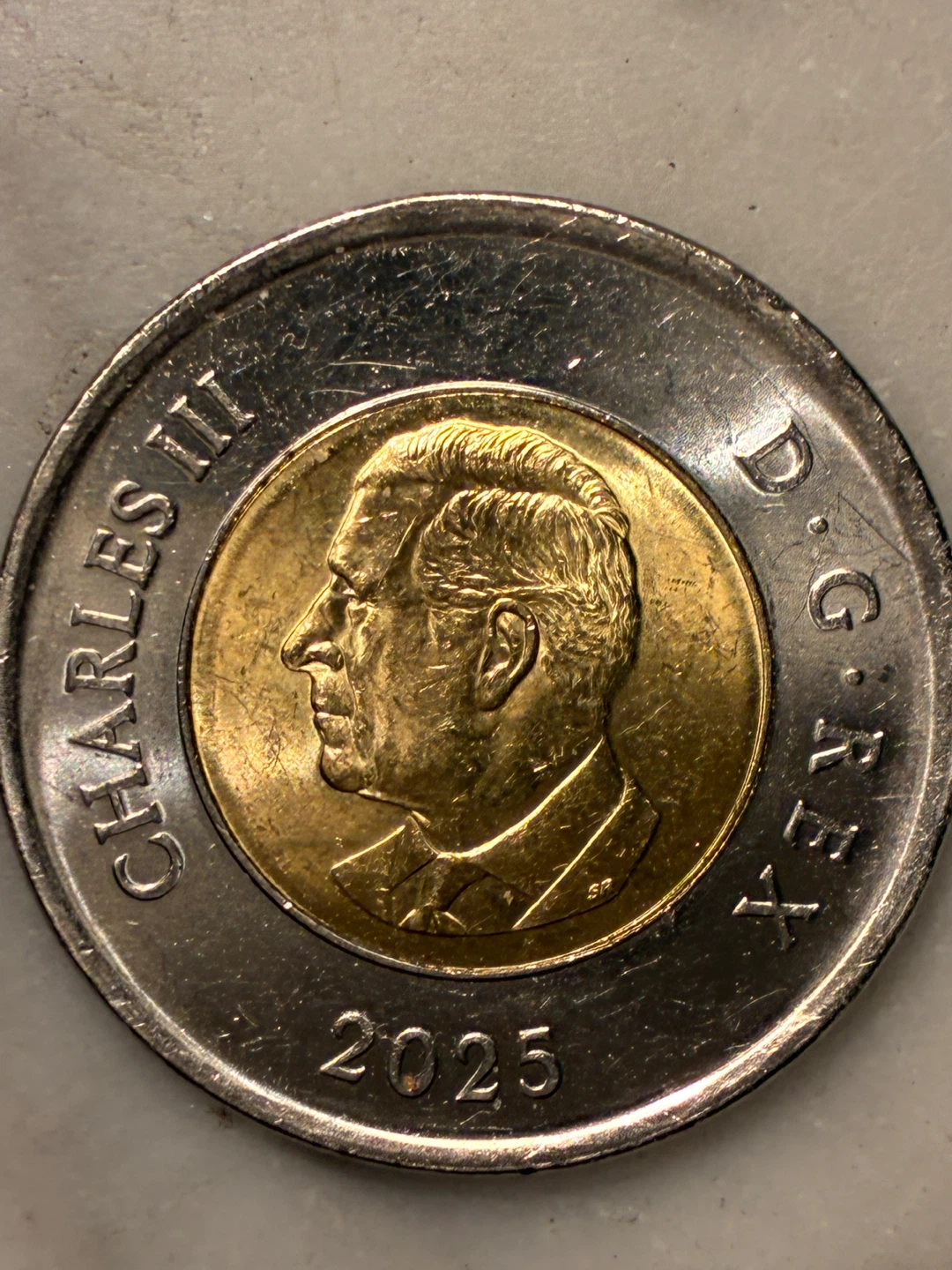 Toonie coin money poppy Canada 2025 Tomb of the Unknown Soldier - photo 2