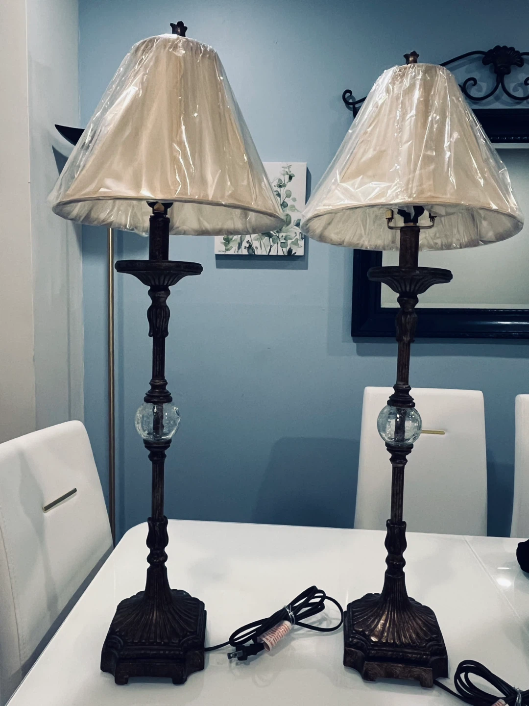 Pair of Vintage Style Table Lamps - photo 4
