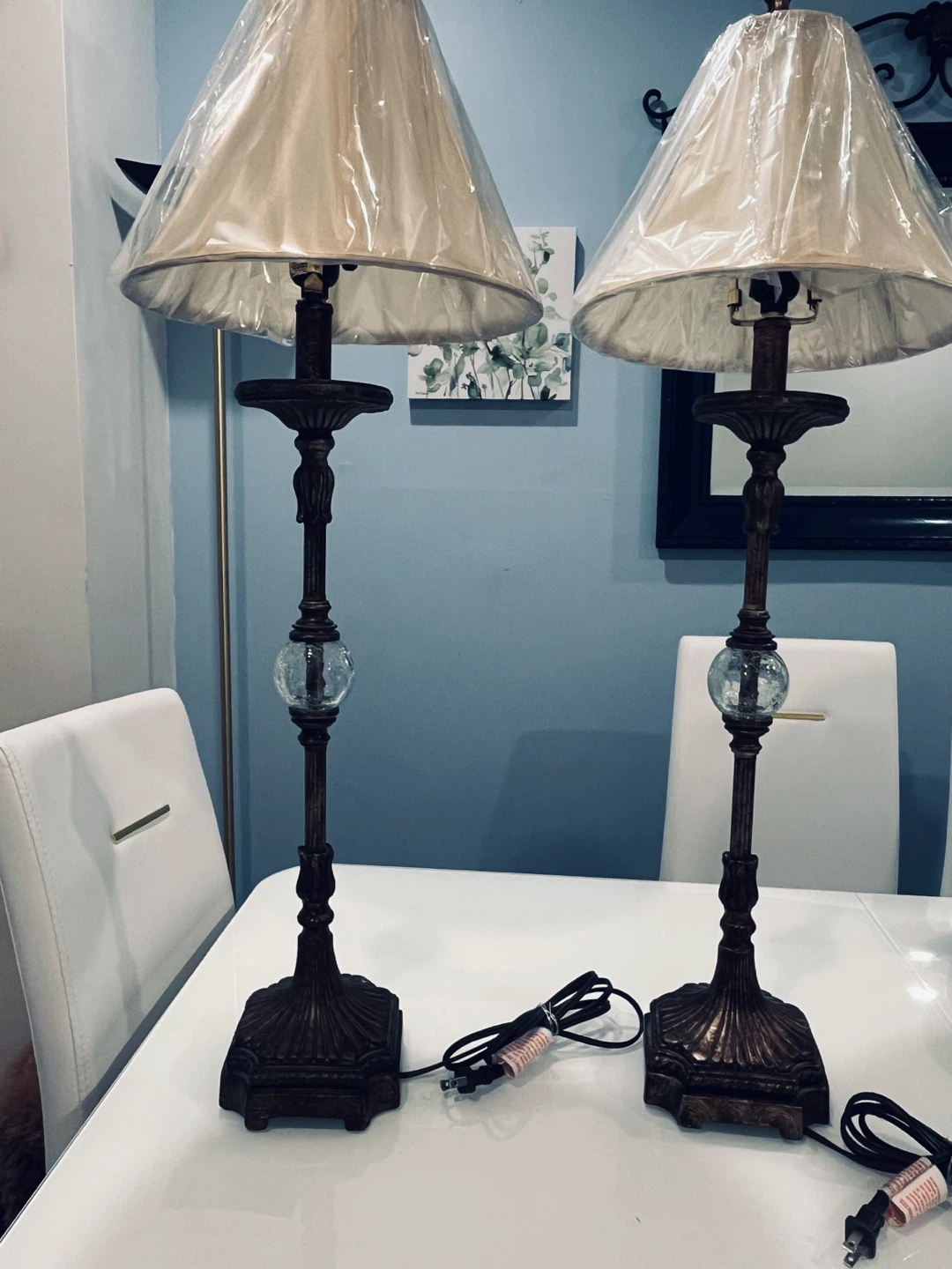 Pair of Vintage Style Table Lamps - photo 3