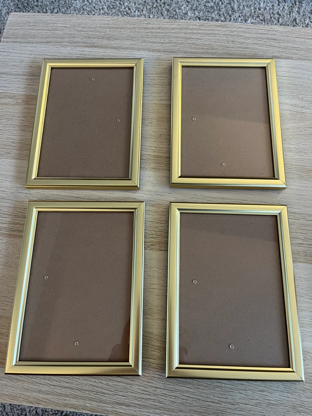 Gold Picture Frames (Set of 4)