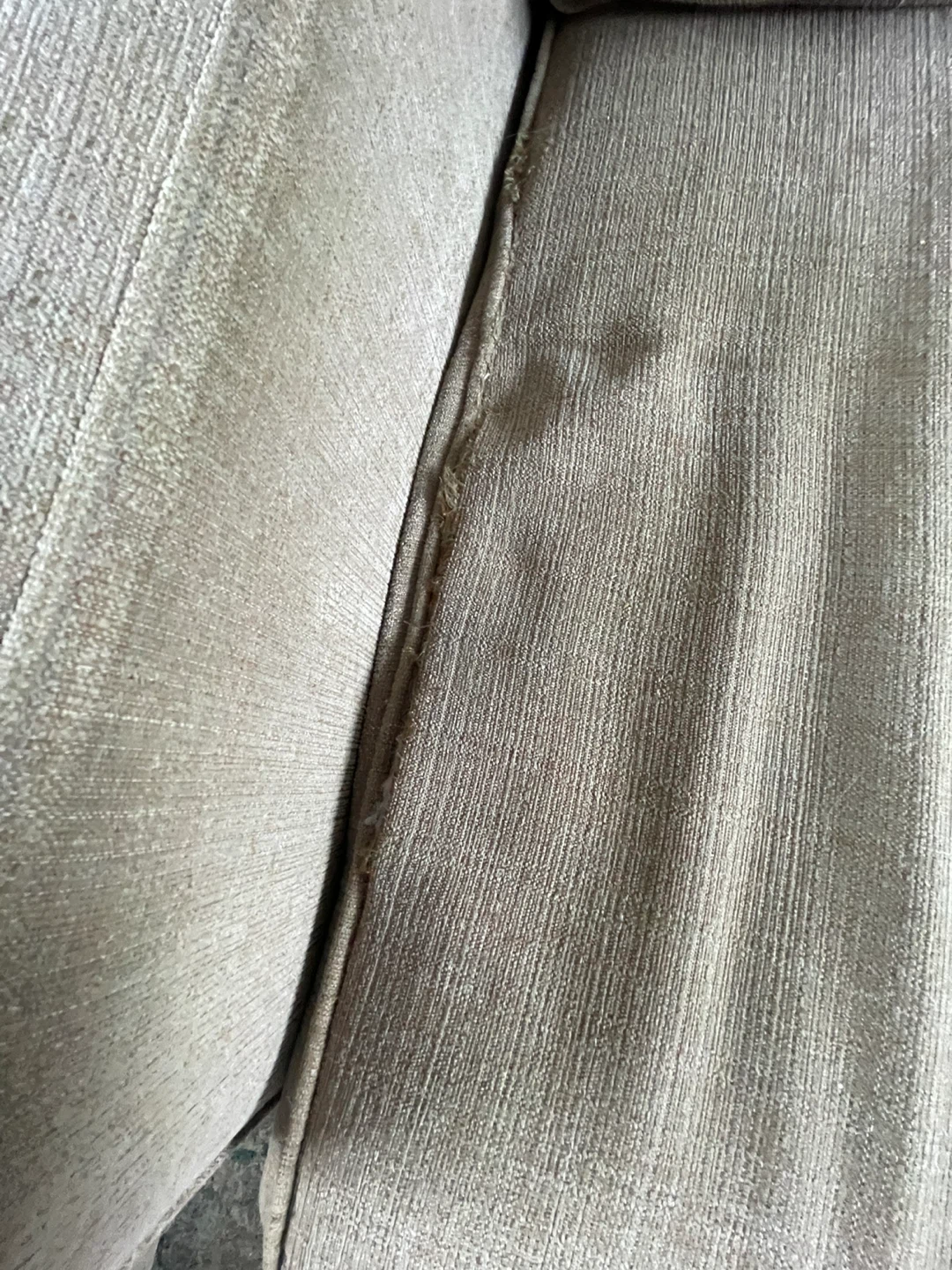 Beige Loveseat Sofa - photo 5