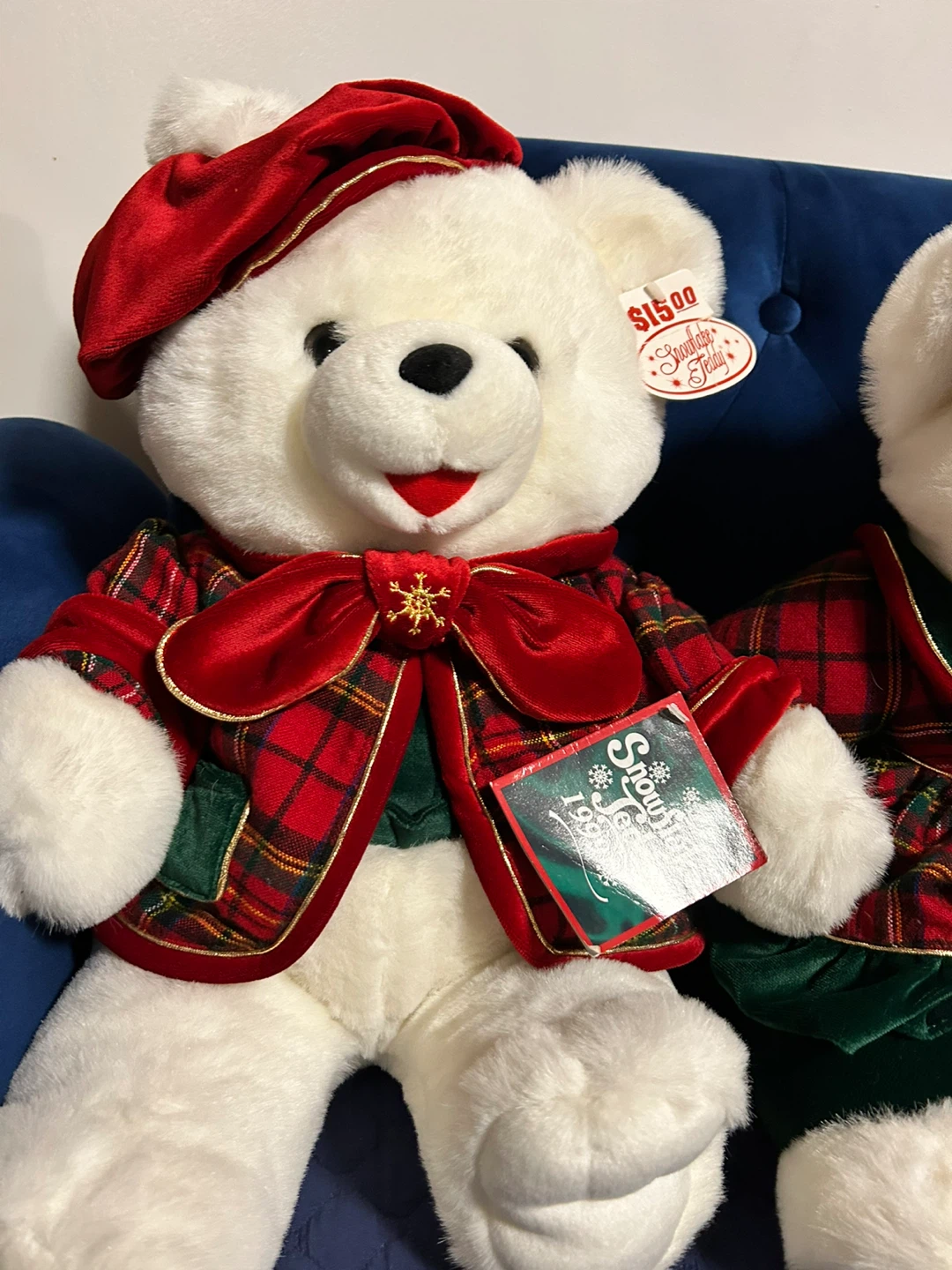 Snowflake Teddy 1999 Plush - photo 2