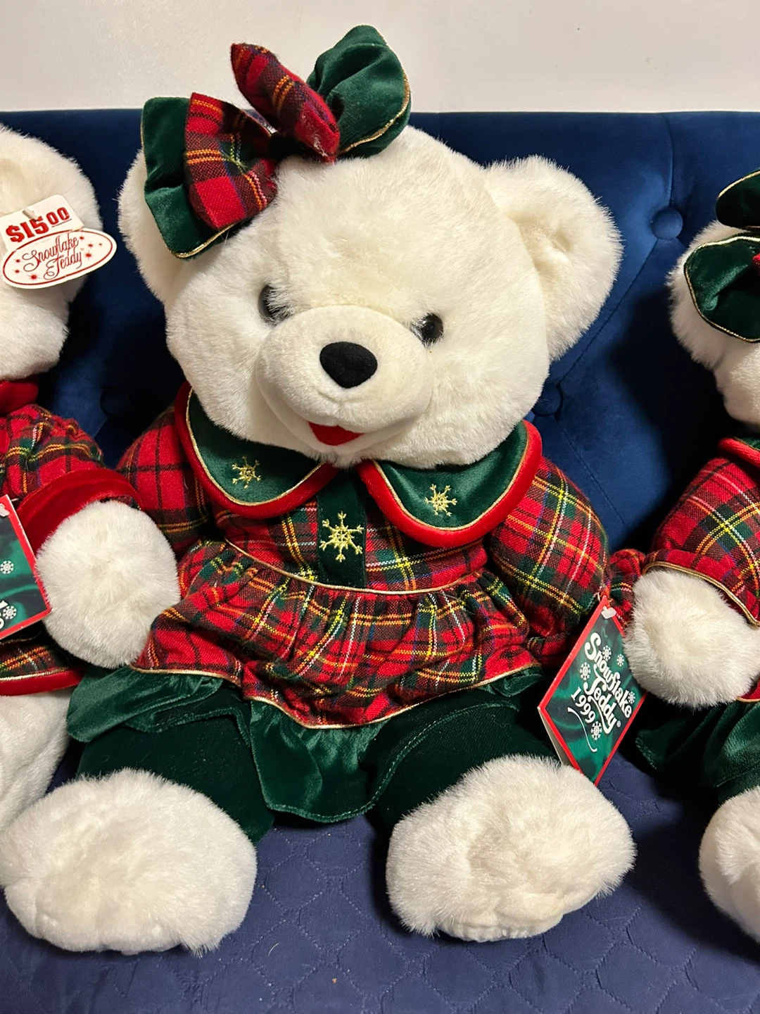 Snowflake Teddy 1999 Plush - photo 3