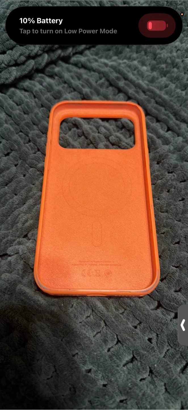 Apple iPhone 17 Pro Max Silicone Case with MagSafe - Orange - photo 3