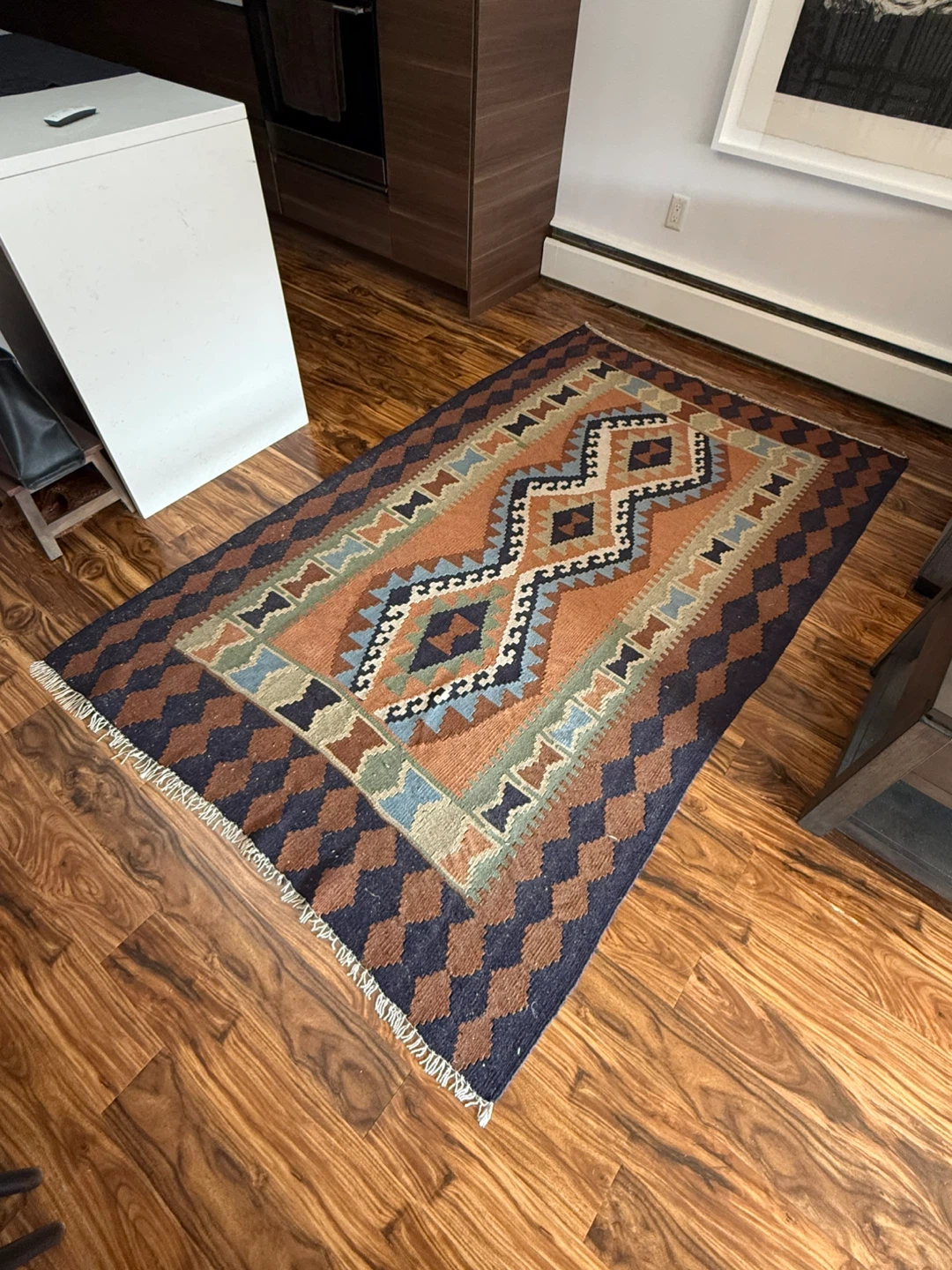 Geometric Pattern Area Rug - photo 3