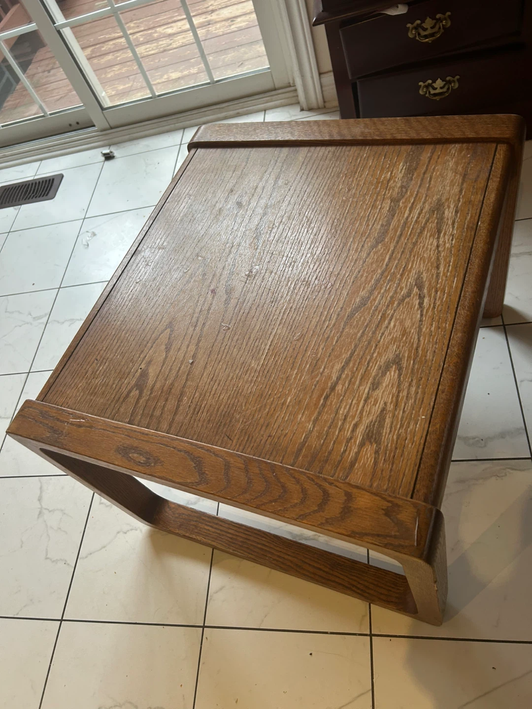 Wooden End Table - photo 3