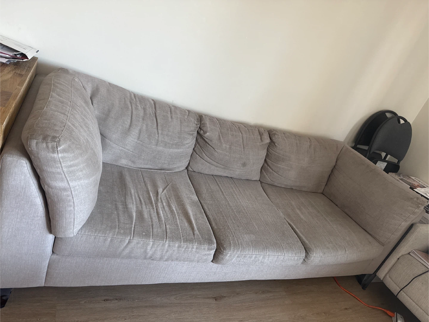 Light grey sofa