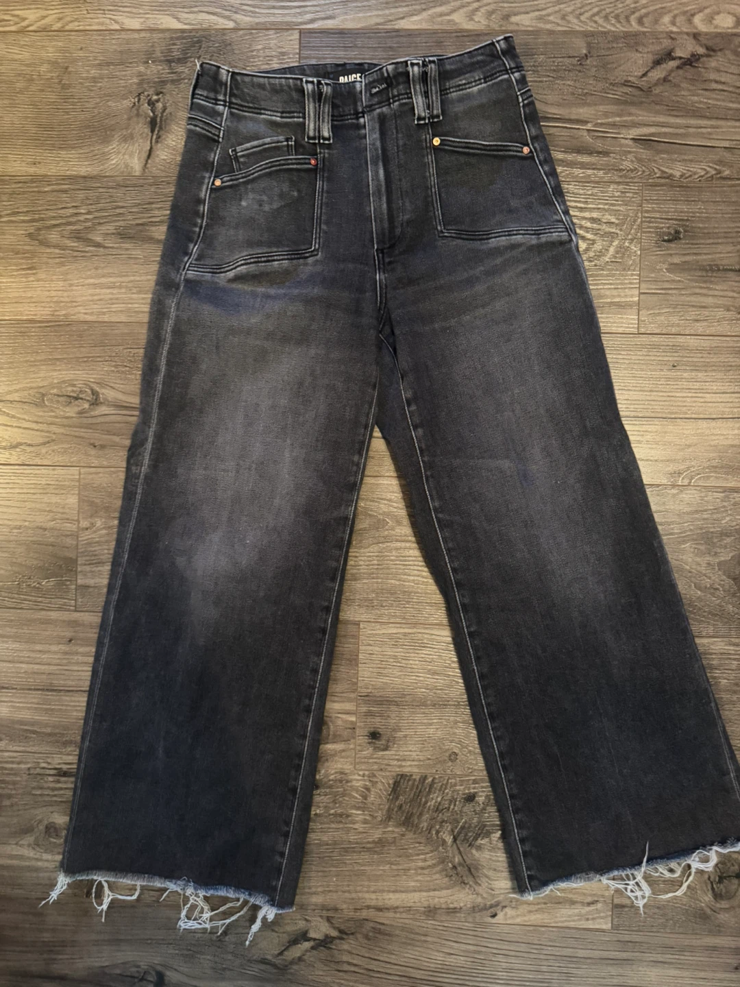 PAIGE Anessa Wide Leg Jeans Size 26 - photo 3