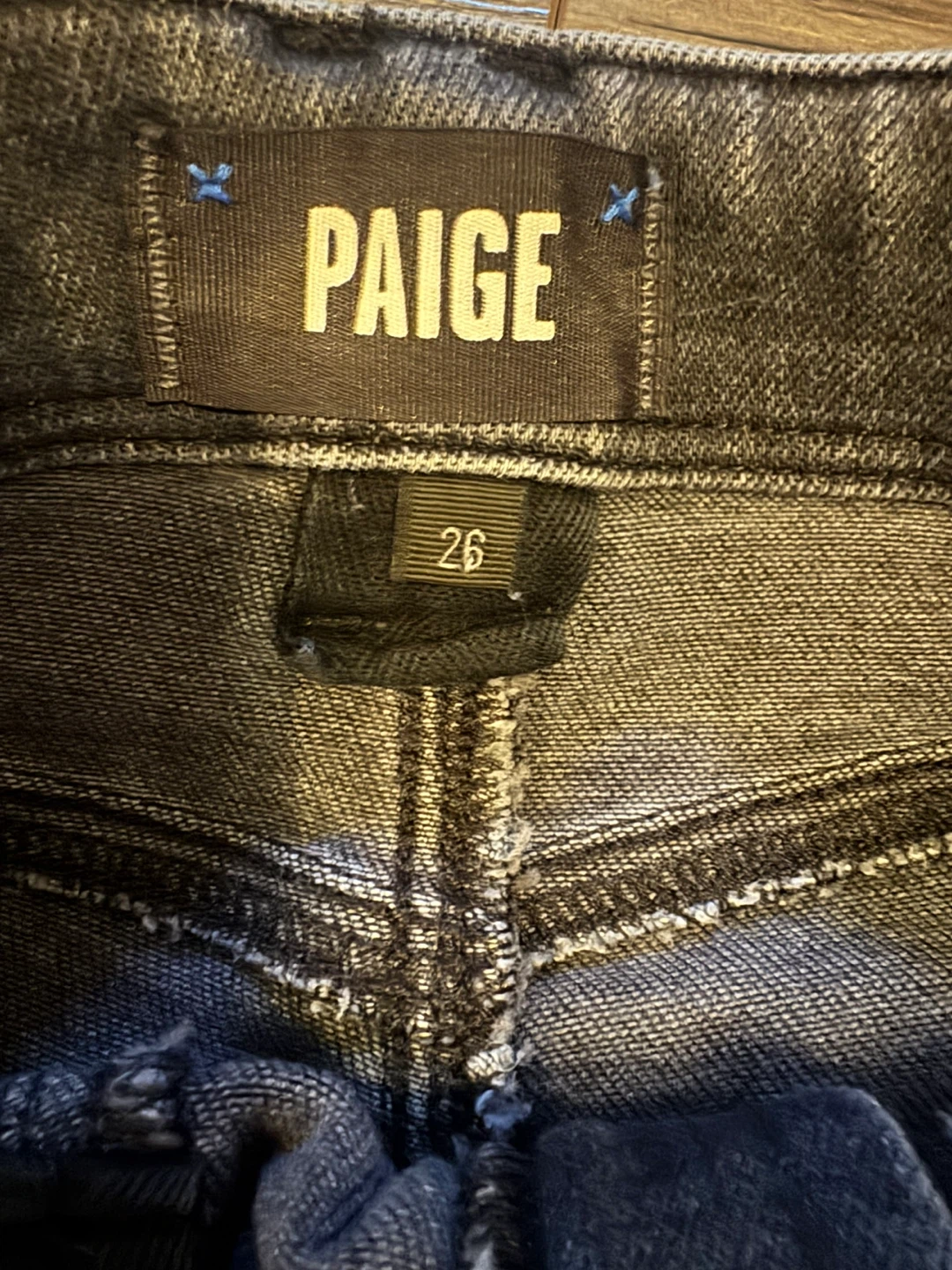 PAIGE Anessa Wide Leg Jeans Size 26 - photo 2