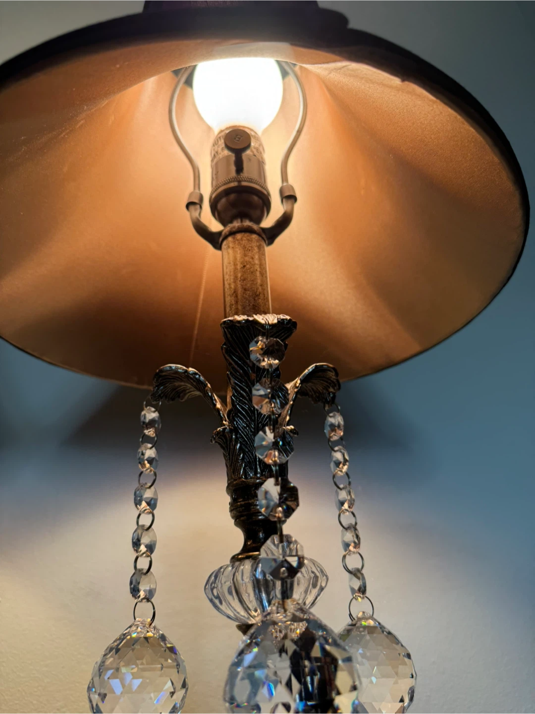 Pair of Crystal Accent Table Lamps - photo 5