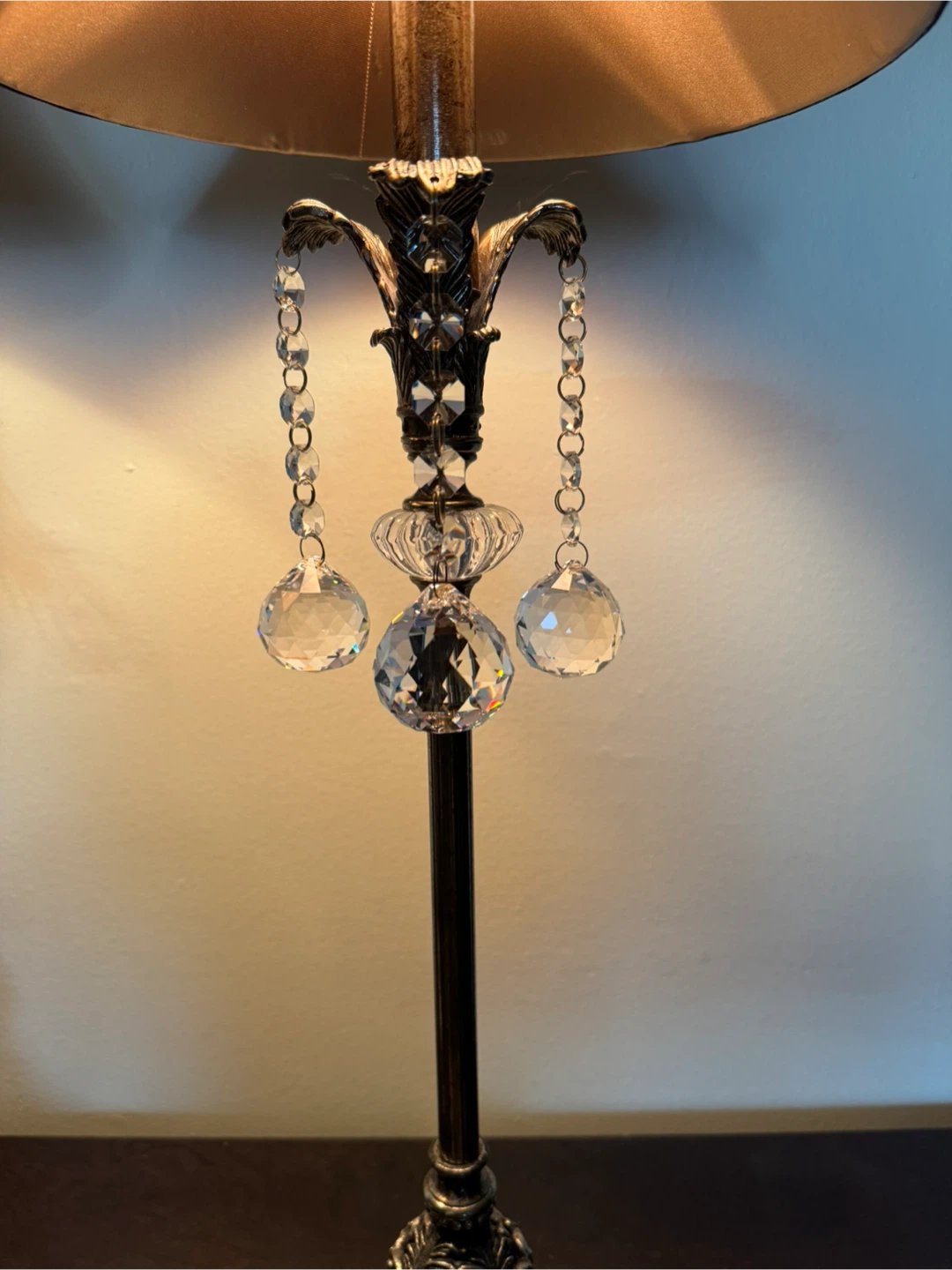 Pair of Crystal Accent Table Lamps - photo 4