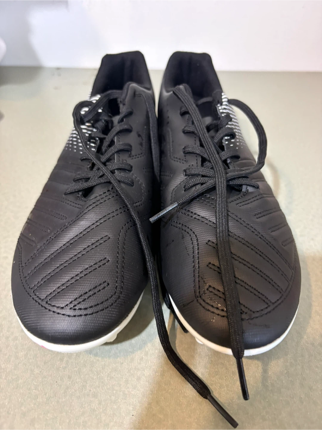Kipsta Black Soccer Cleats - size 11.5 ( used once)