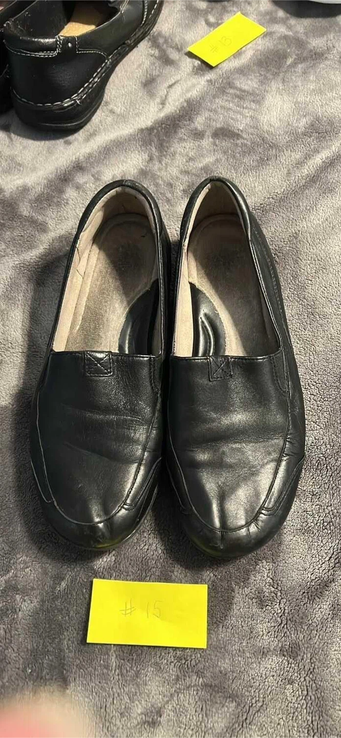 Naturalizer Women's Black Leather Loafers