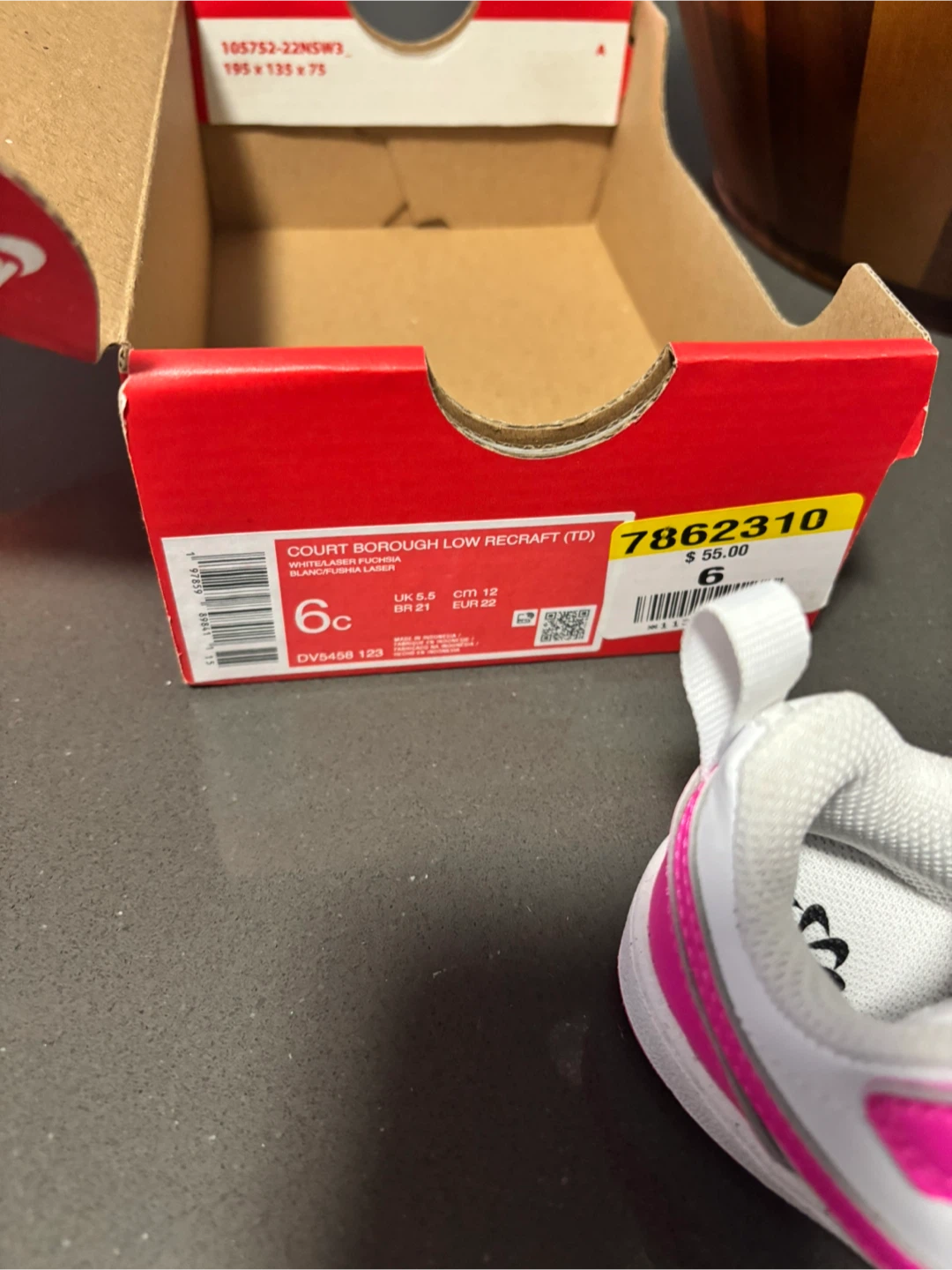 Nike Court Borough Low Recraft Toddler Shoes Size 6C - photo 2
