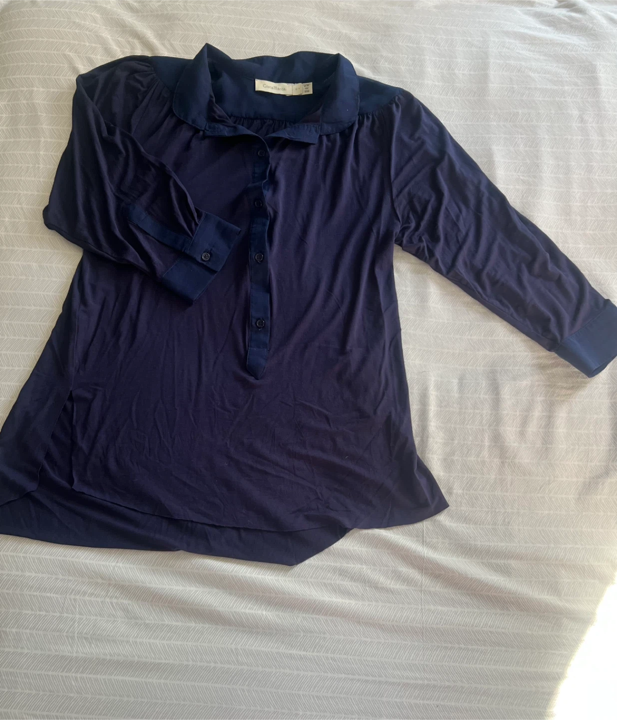 Costa Blanca Navy Blue Tunic Top