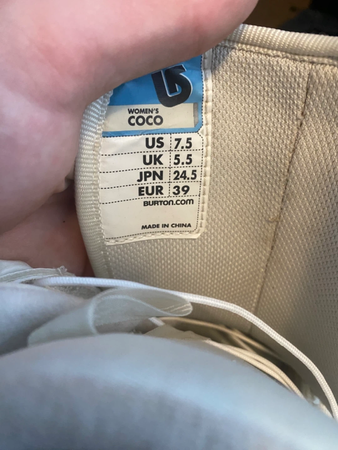 Burton Coco Women's Snowboard Boots White US 7.5 - photo 3