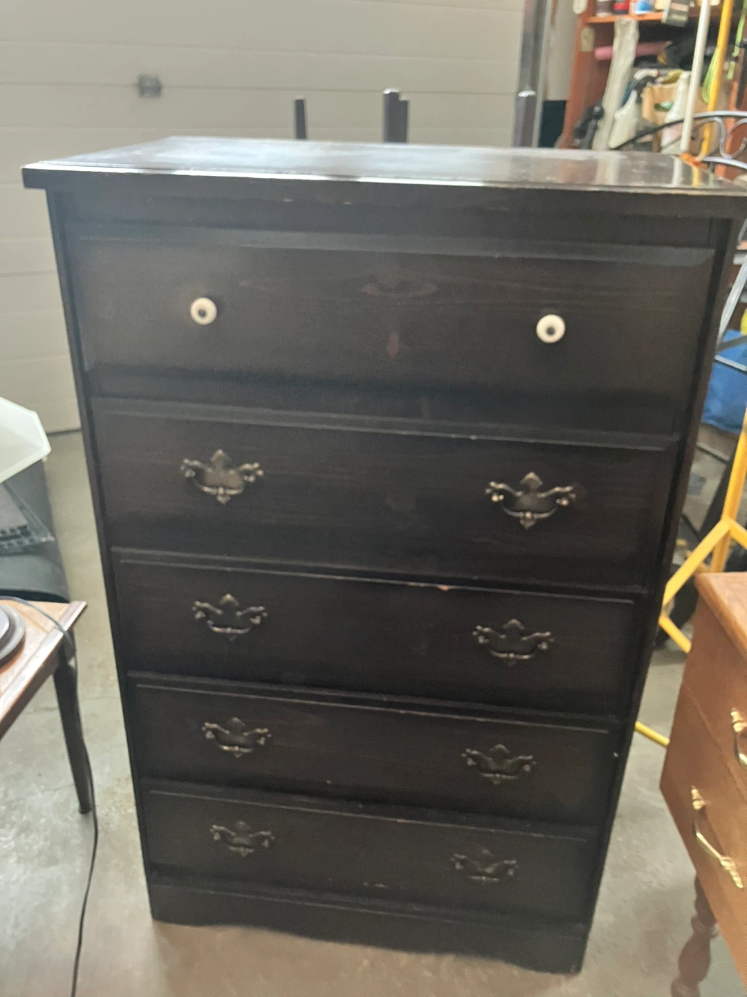 Dark Wood Dresser and Nightstand Set - photo 4