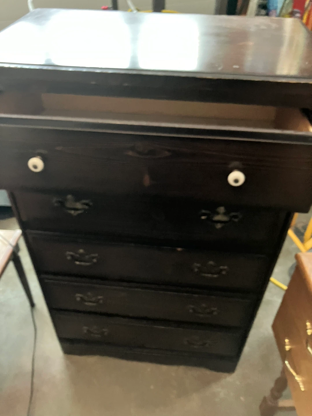 Dark Wood Dresser and Nightstand Set - photo 5