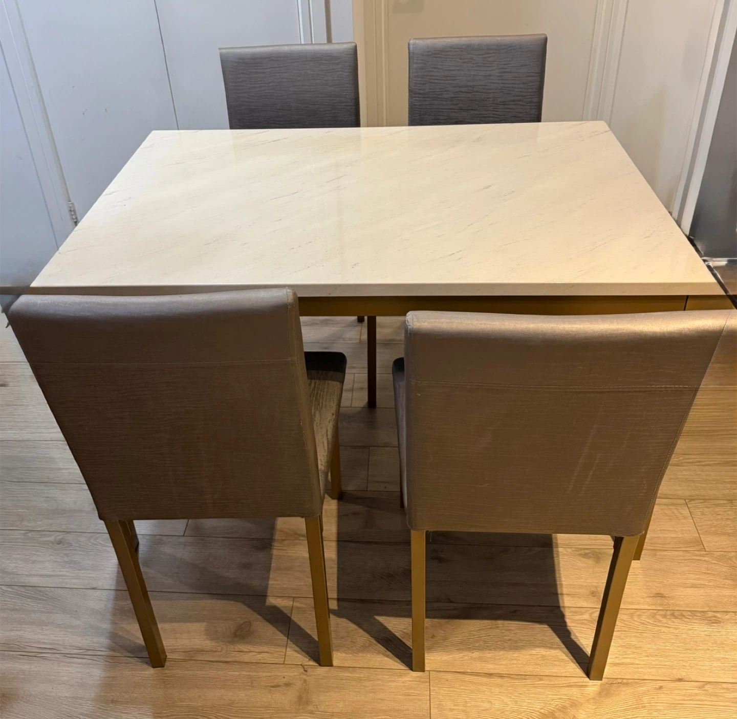 Modern Dining Table + 4 Chairs - photo 2