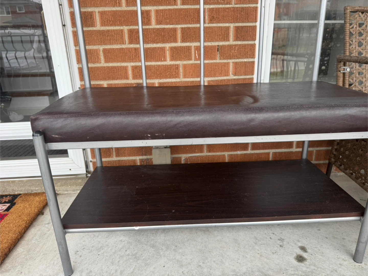 Hall Tree Bench with Coat Hooks - photo 2