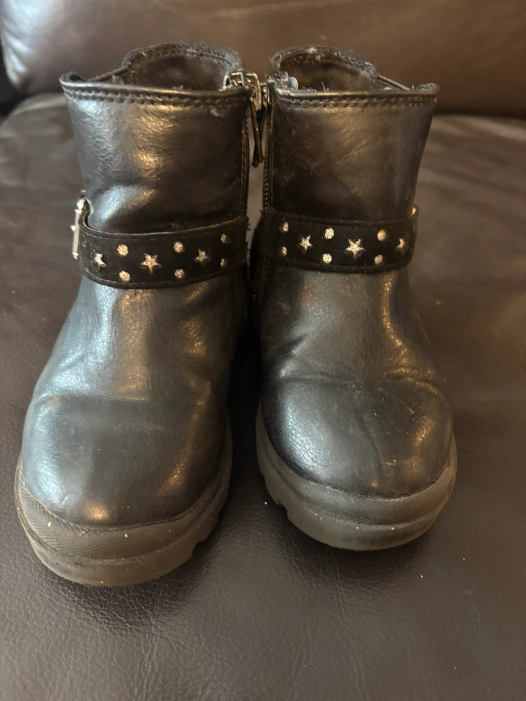 Black Star Embellished Ankle Boots - photo 3