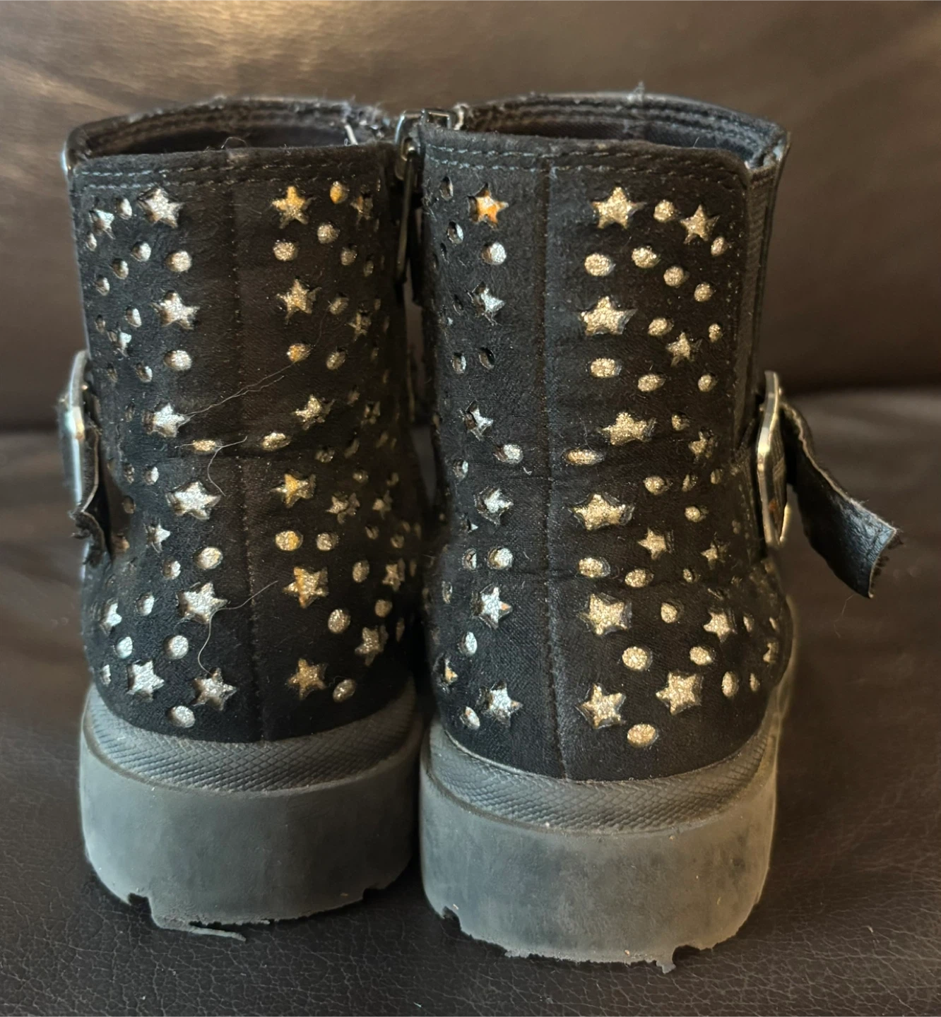 Black Star Embellished Ankle Boots - photo 5