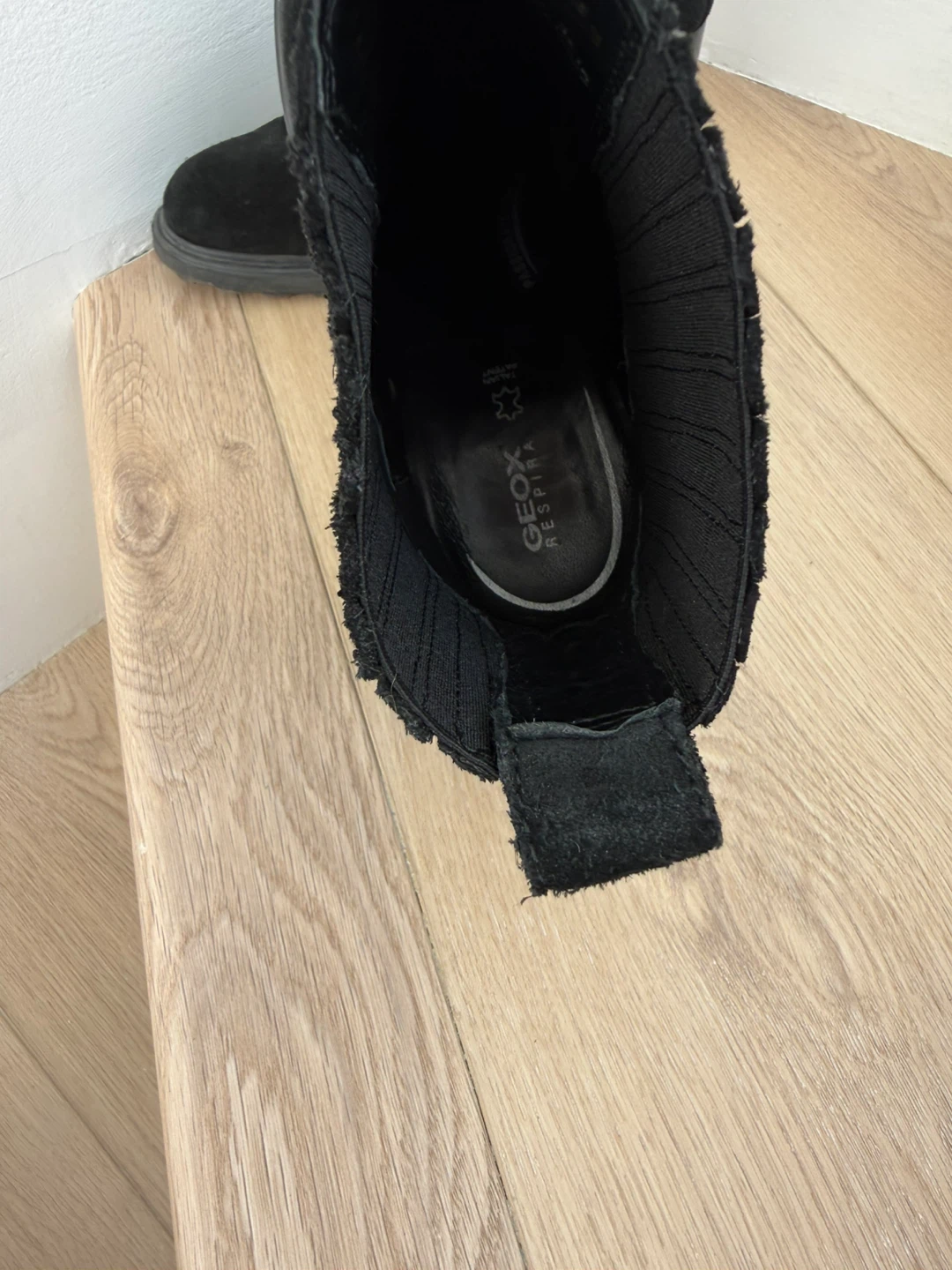 Geox Black Suede Heeled Boots - photo 2