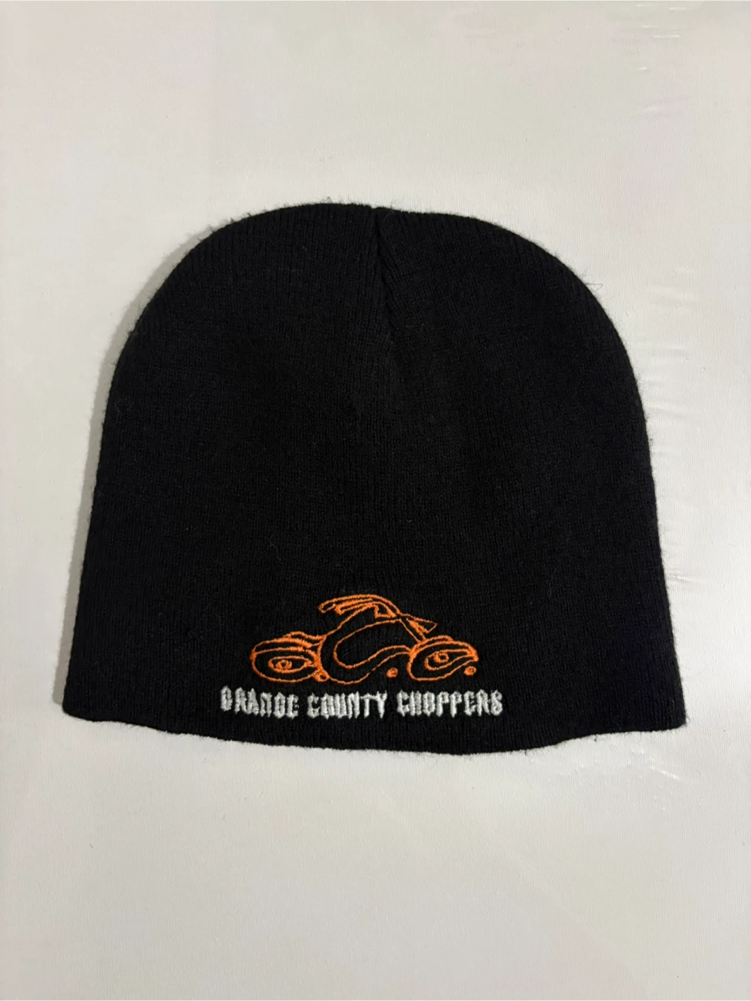 Vintage Orange County Choppers skully hat toque y2k