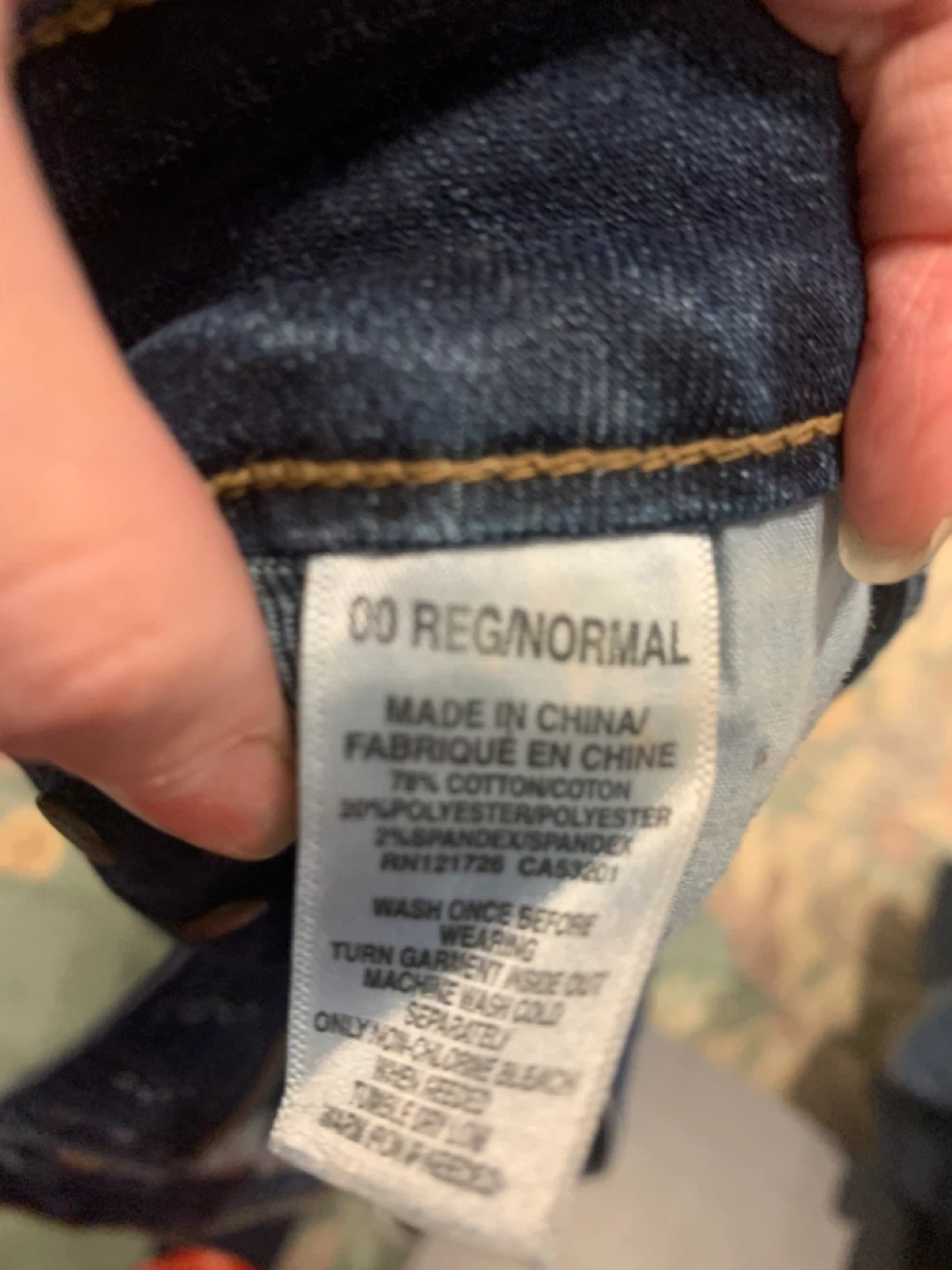 Jeans Size 00 Regular - photo 5