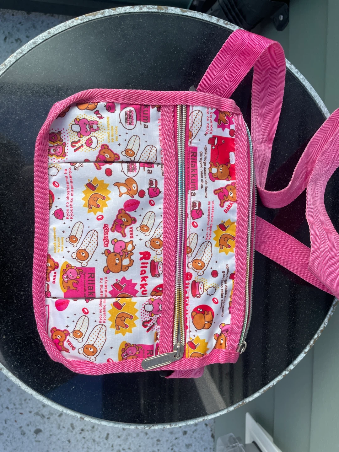 Rilakkuma Pink Small Crossbody Bag - photo 4