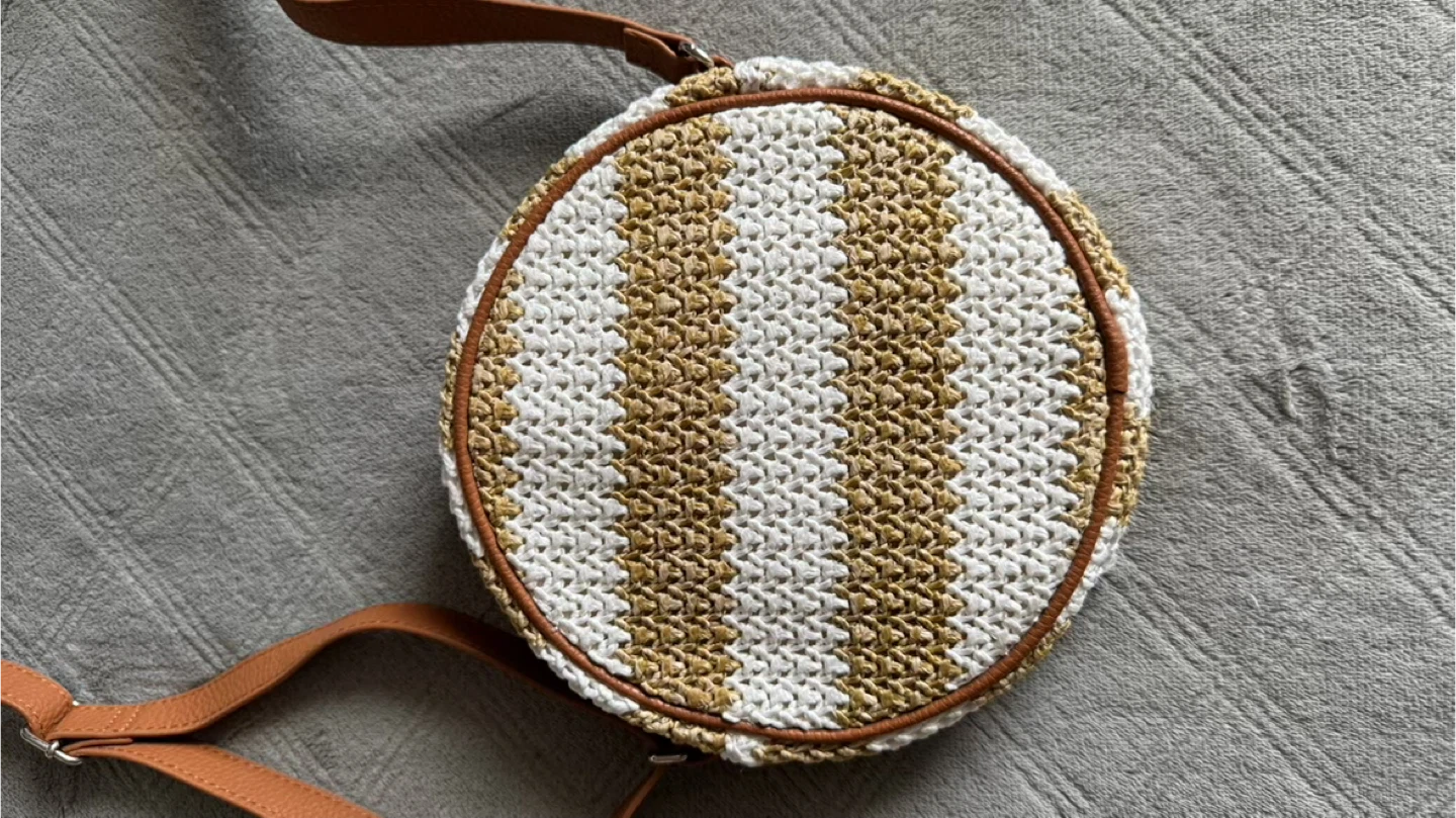 Round Straw Crossbody Bag - photo 4