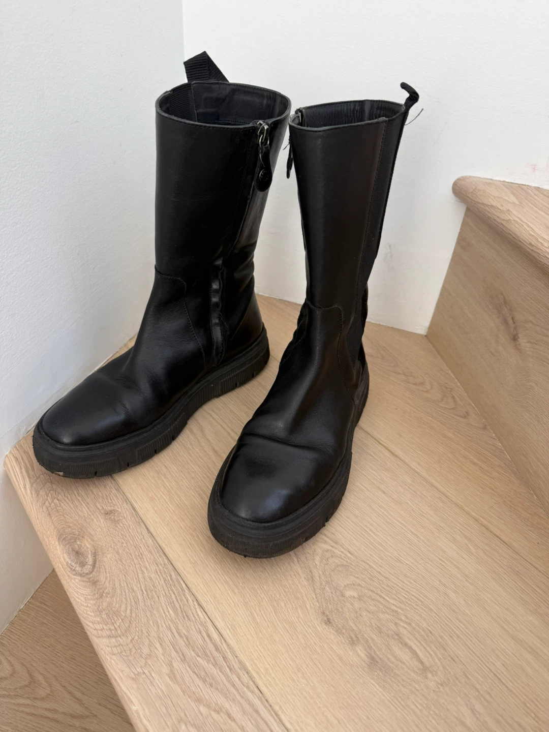 Geox Black Leather Boots - photo 3
