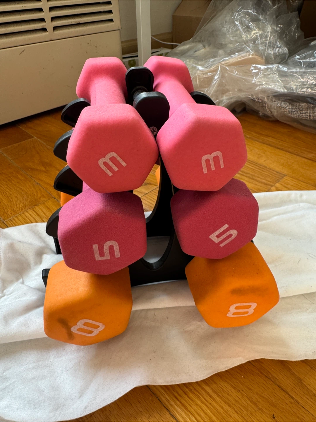 Dumbbell Set with Rack
