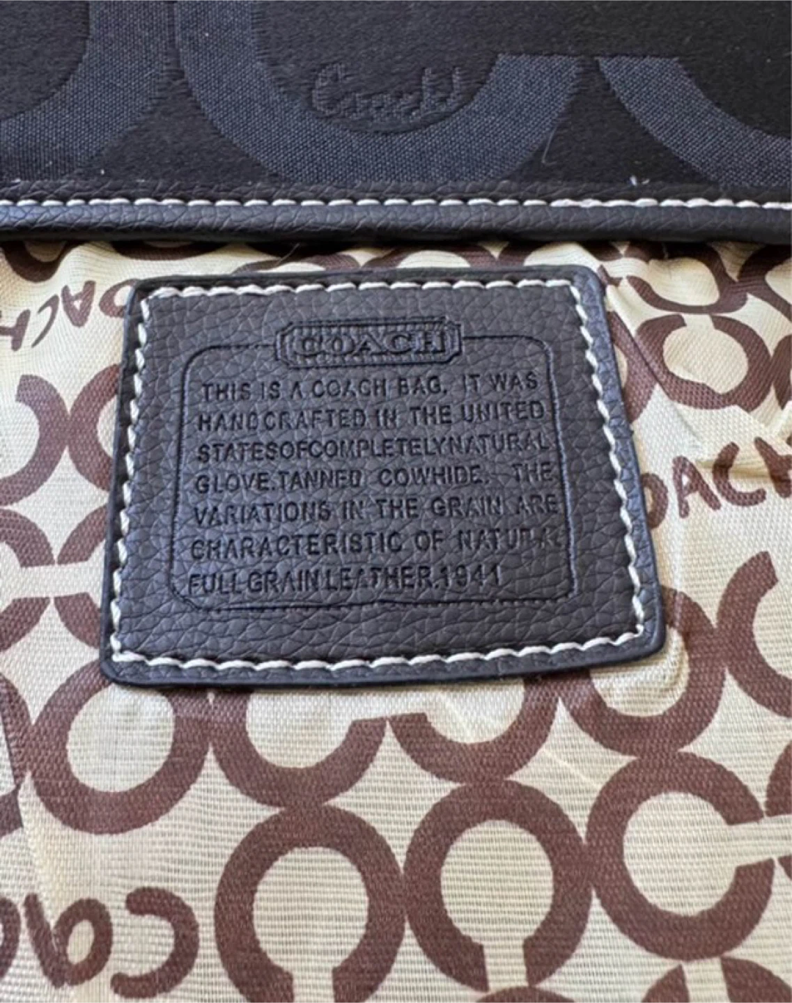 90’s COACH Blacks Canvas Crossbody Bag - photo 3