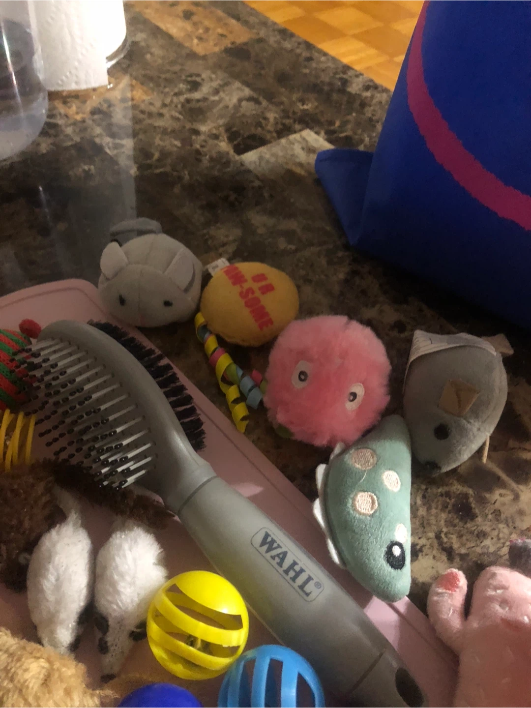 New Cat Bowl,new pink mat,new toothbrush,and Pet Toy Bundles! - photo 5