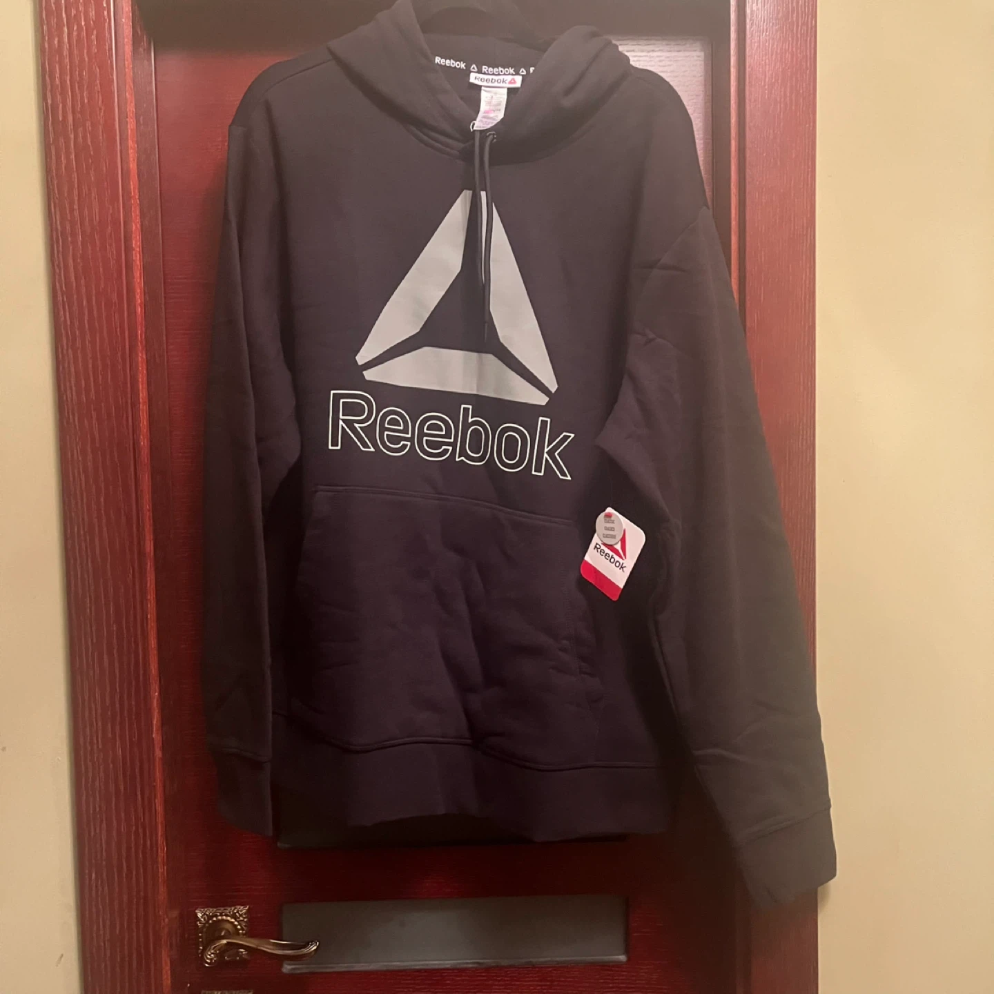 Reebok RBK Delta CVC Fleece Hood Black XL
