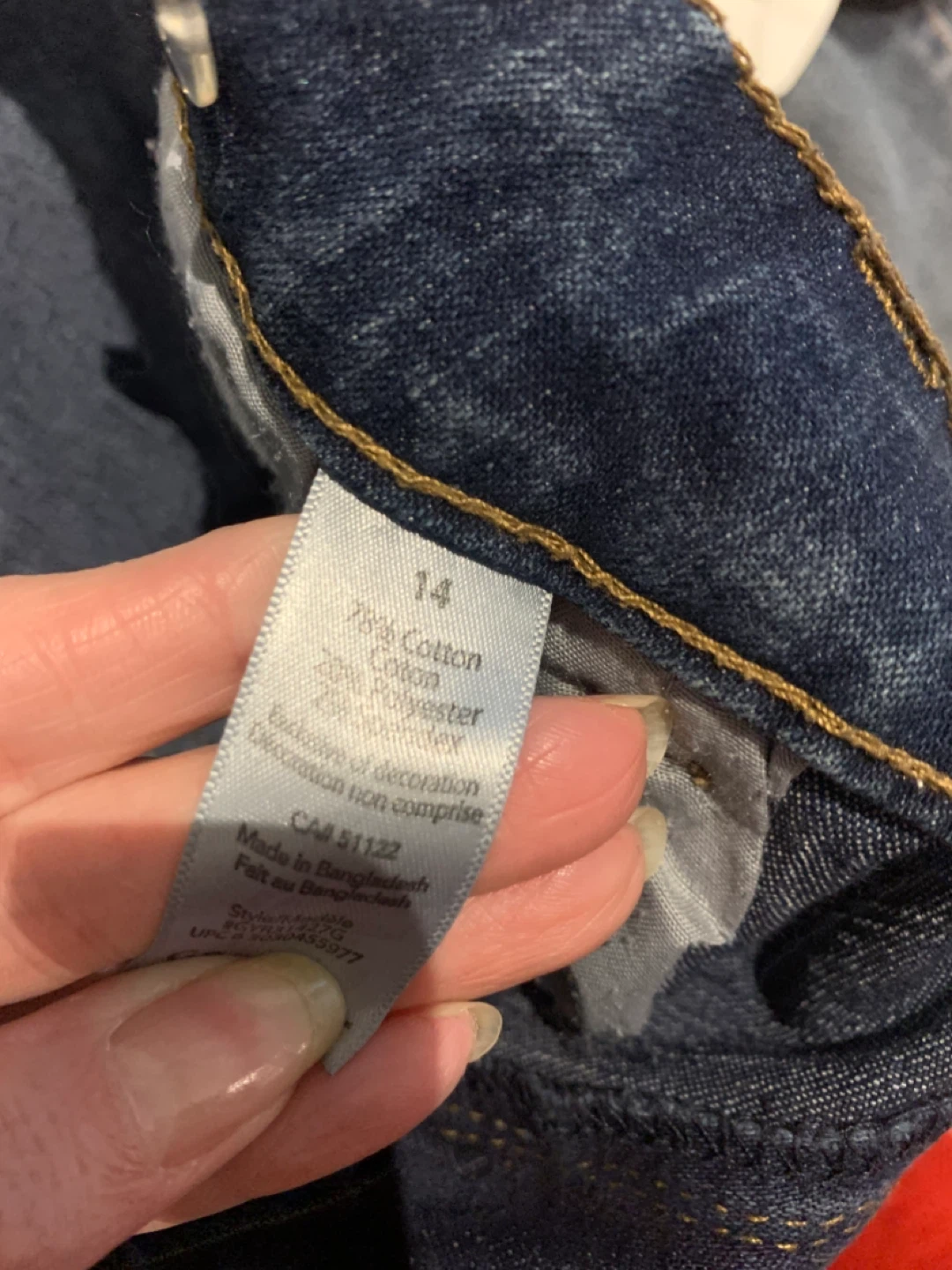 Girls George Denim Jeans - Size 14 - photo 5