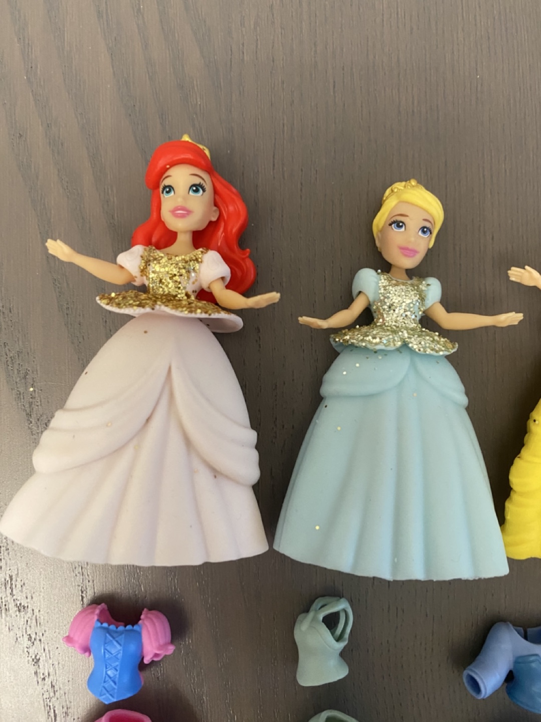 Disney Princess Polly Pocket Style Dolls And Accessories Lot - photo 2